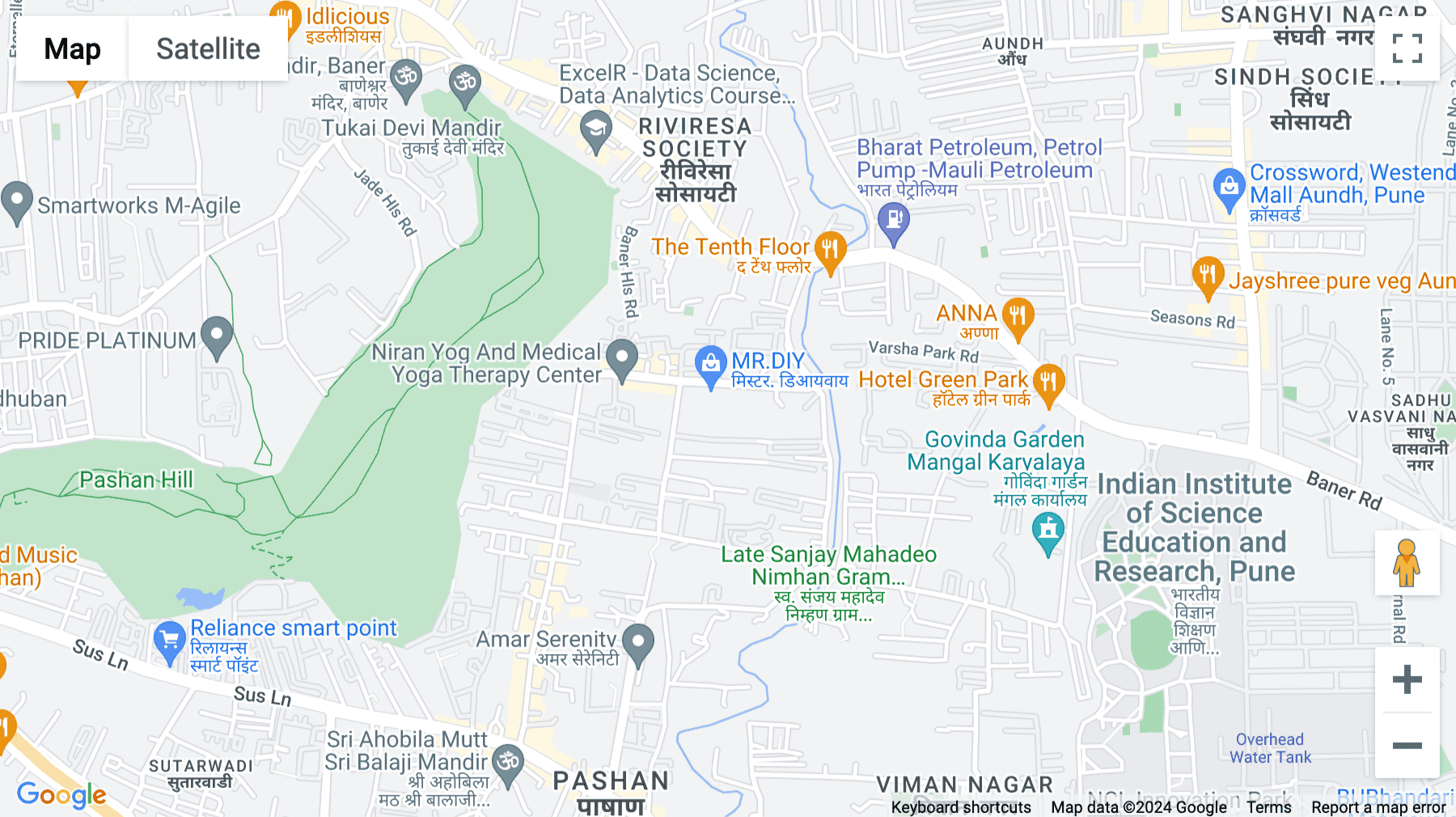 Click for interative map of Indiqube IT Kode, Echelon, 5, Baner, Pashan Link Road, Pashan, Pune