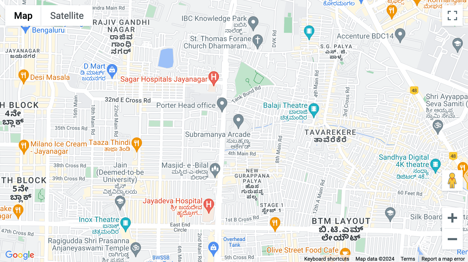 Click for interative map of Indiqube Arcade, Bannerghatta Main Rd, Old Gurappanapalya, Bangalore, Bangalore