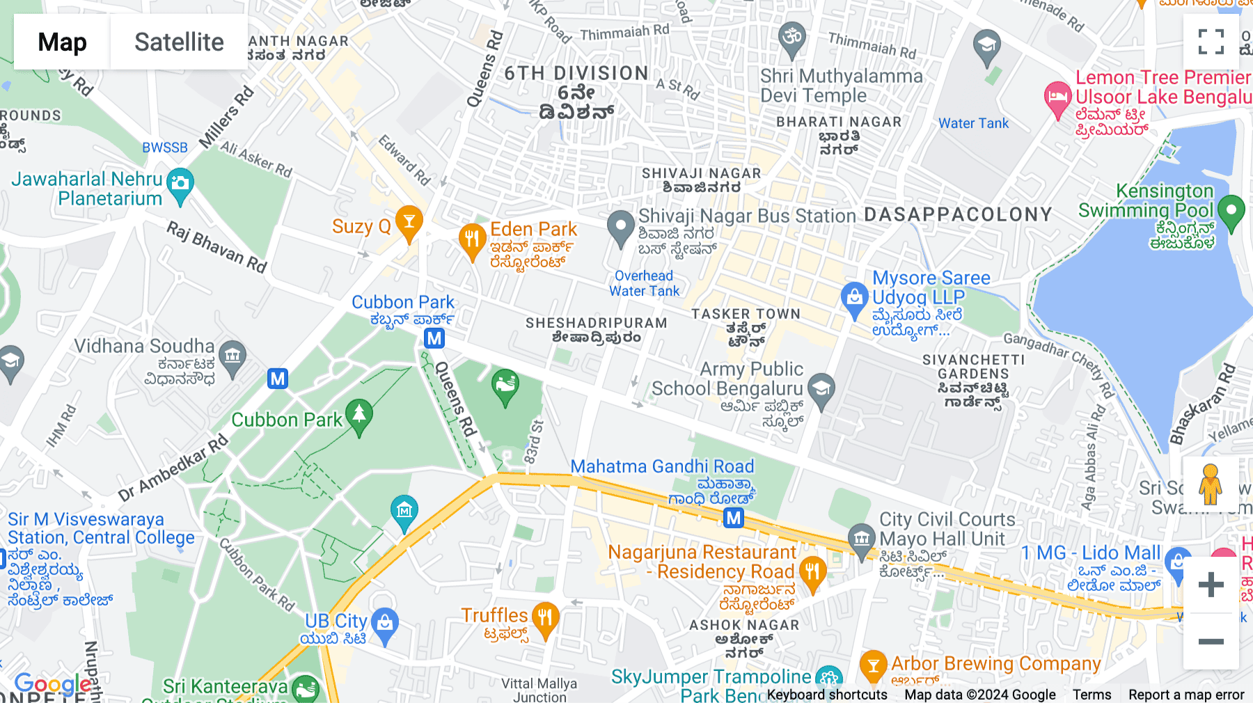 Click for interative map of Ground Floor, 36, Infantry Road, Tasker Town, Shivaji Nagar, Bengaluru, Karnataka 560001, India, Karnataka, Bangalore