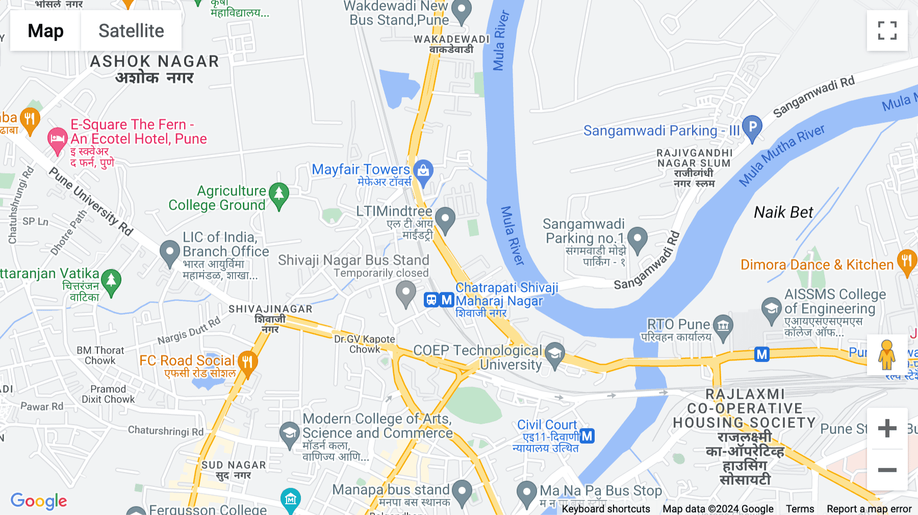 Click for interative map of L7 & L8, A3 Godrej Eternia, Old Mumbai Pune Highway, Shivaji Nagar, Wakdewadi, Pune