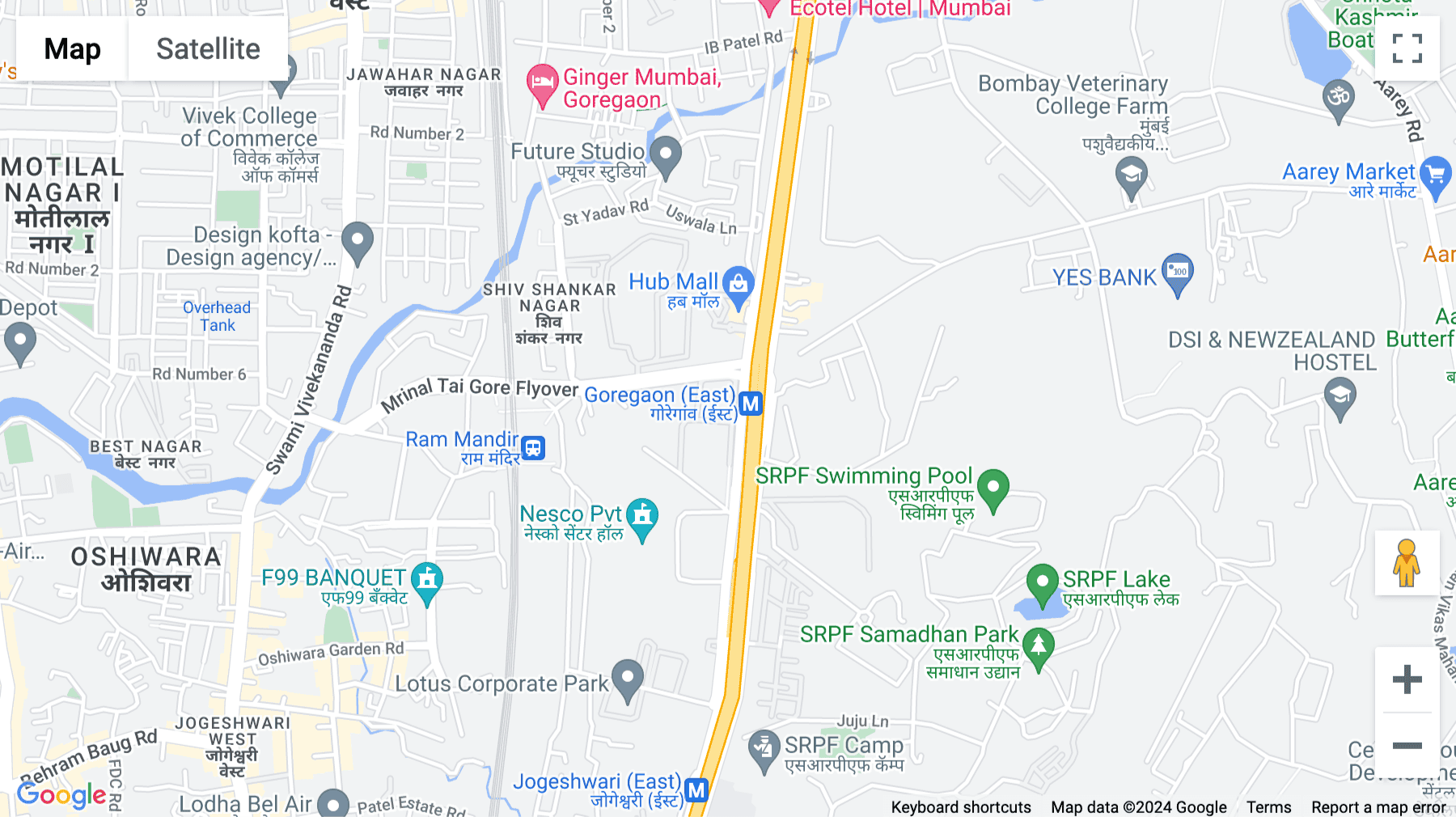 Click for interative map of North Wing, Nesco IT Park, Western Express Highway, Goregaon (East) Mumbai, Maharashtra, Building 4, Mumbai, Mumbai