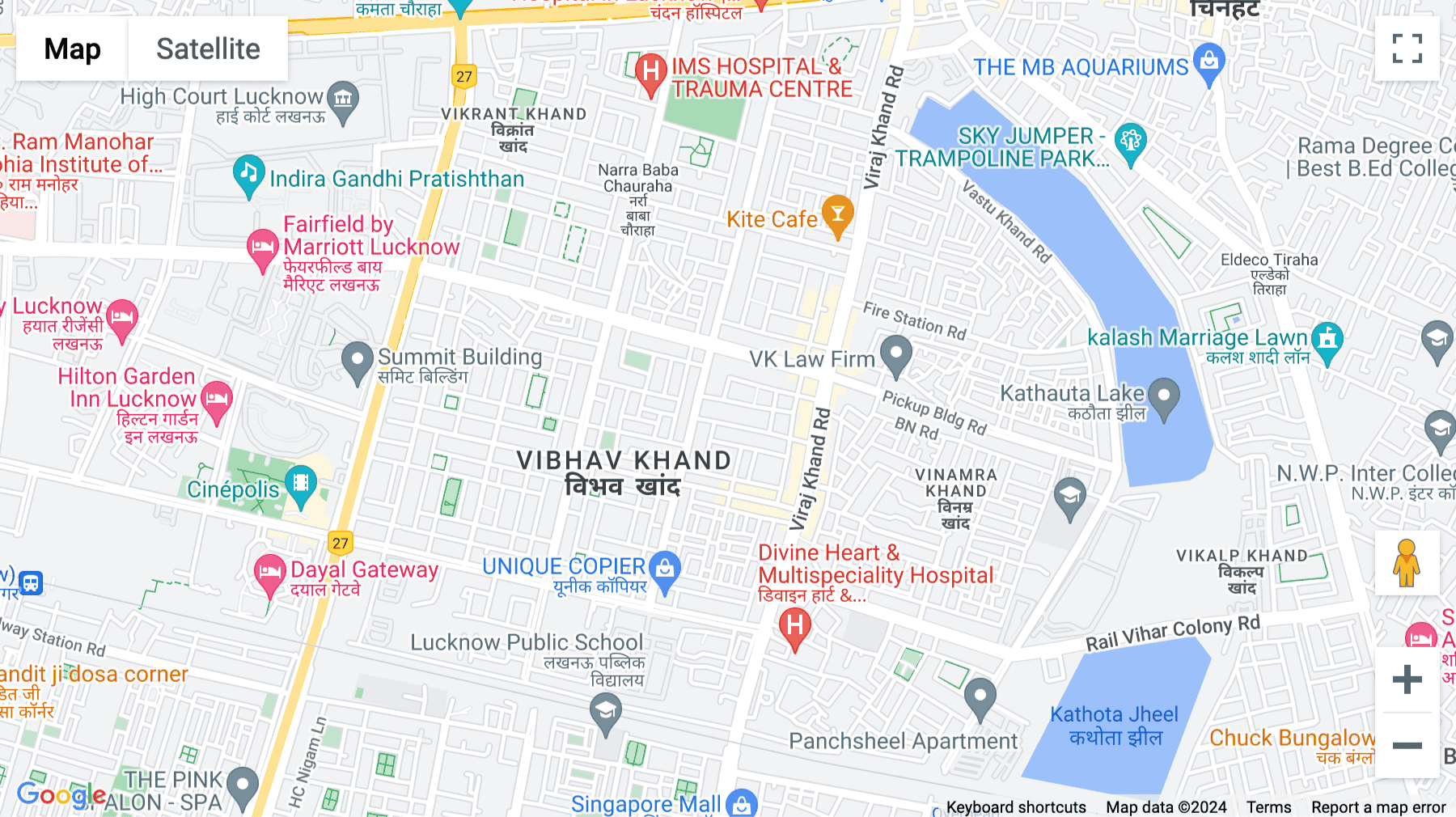 Click for interative map of 11th Floor, Rohtas Summit, Vibhuti Khand, Gomti Nagar, Lucknow