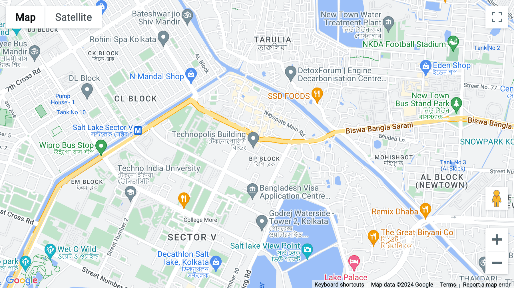 Click for interative map of RDB Boulevard, 5th Floor Sector, V, Salt Lake, Kolkata