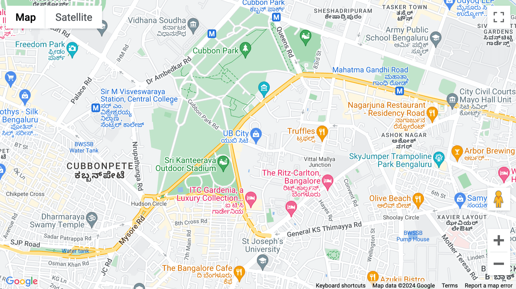 Click for interative map of Level 14 & 15, Concorde Towers, UB City, 1 Vittal Mallya Road, Bangalore