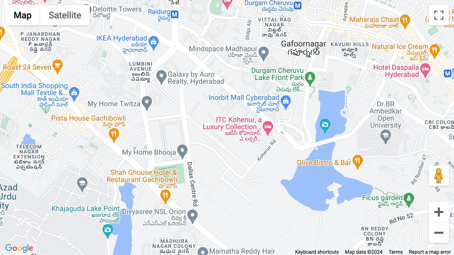 Click for interative map of Salarpuria Sattva Knowledge City, 20, Inorbit Mall Rd, Vittal Rao Nagar, Madhapur, Hyderabad