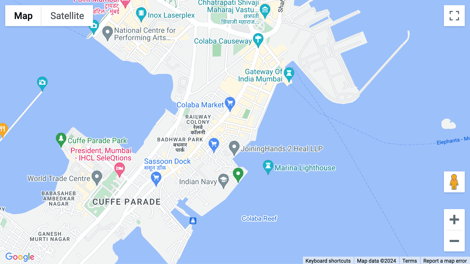 Click for interative map of 10 Ama House, Brahmakumaris Marg, Colaba, Mumbai, Mumbai