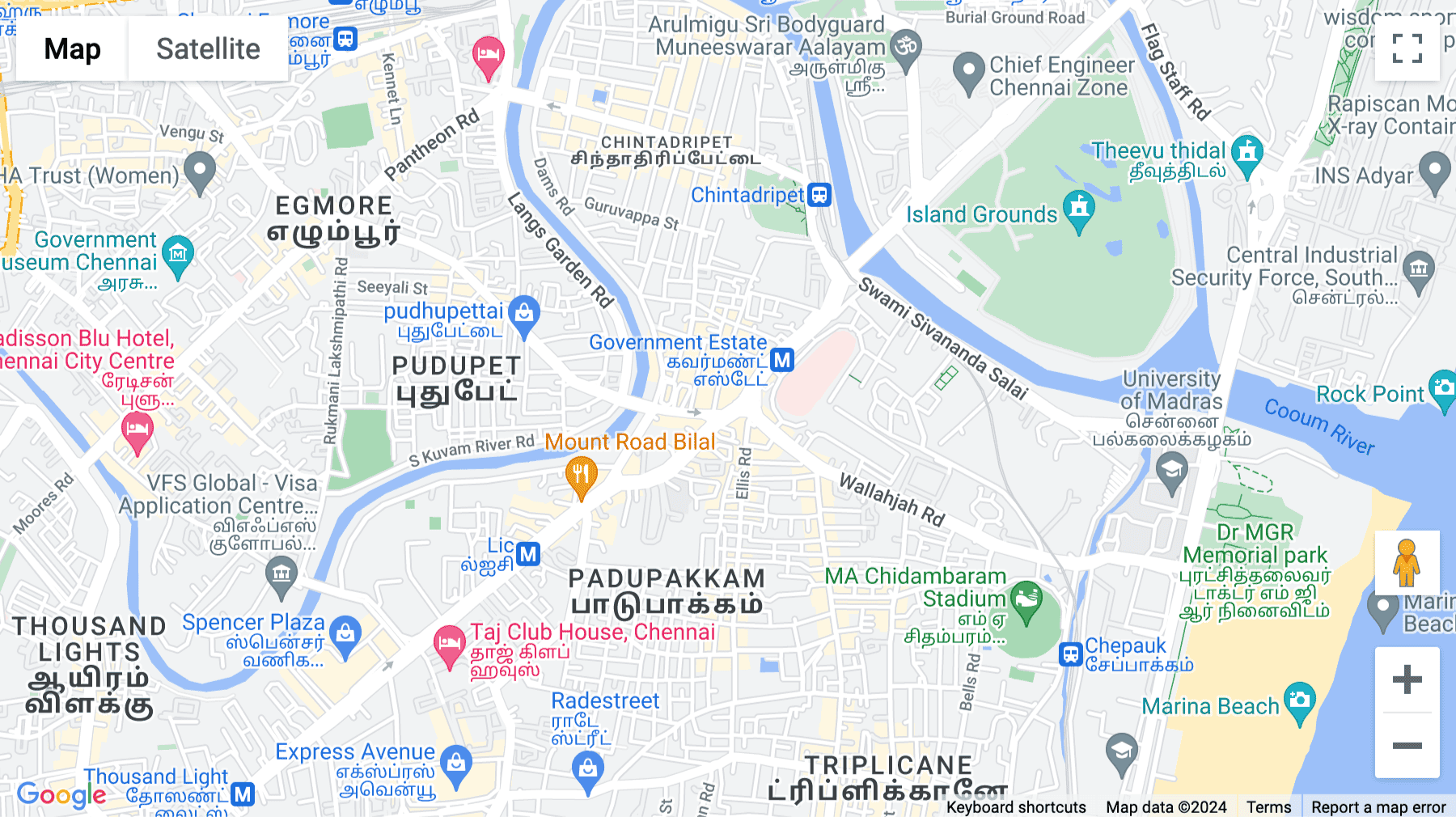 Click for interative map of No. 431, Anna Salai (Mount Road), Chennai, Chennai