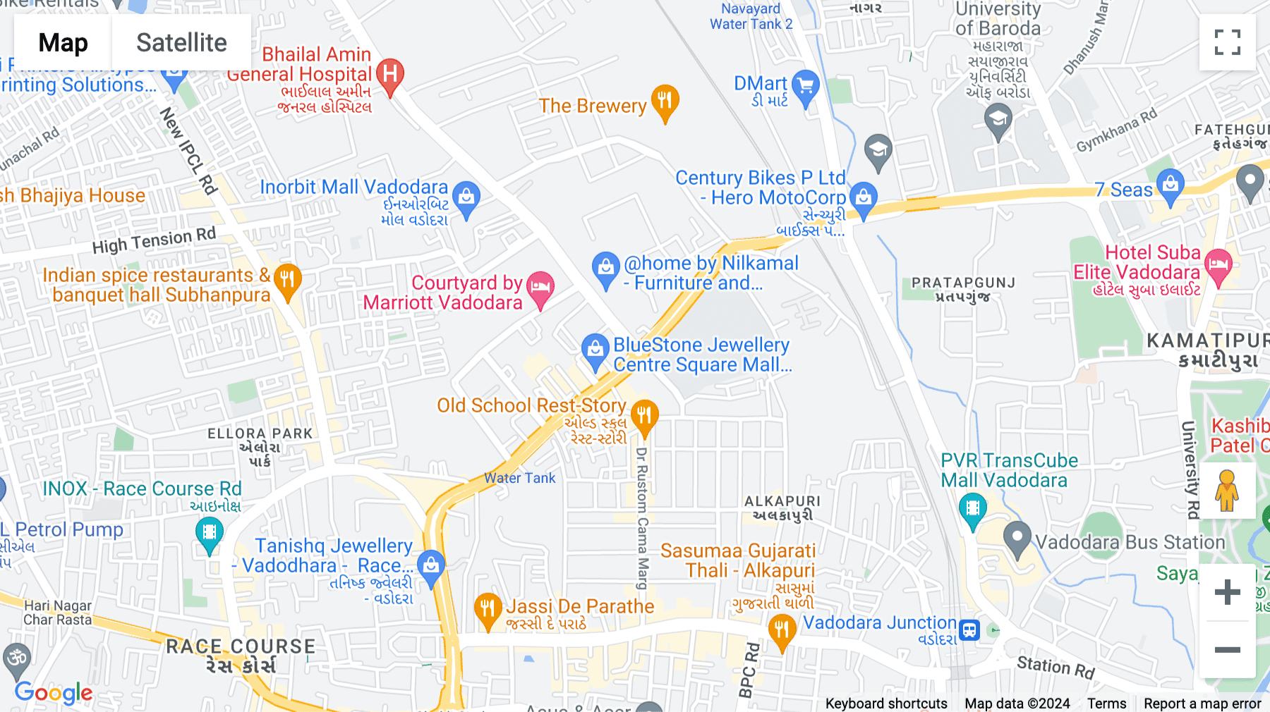 Click for interative map of Ganda circle, Vadodara, Guajrat, Vadodara