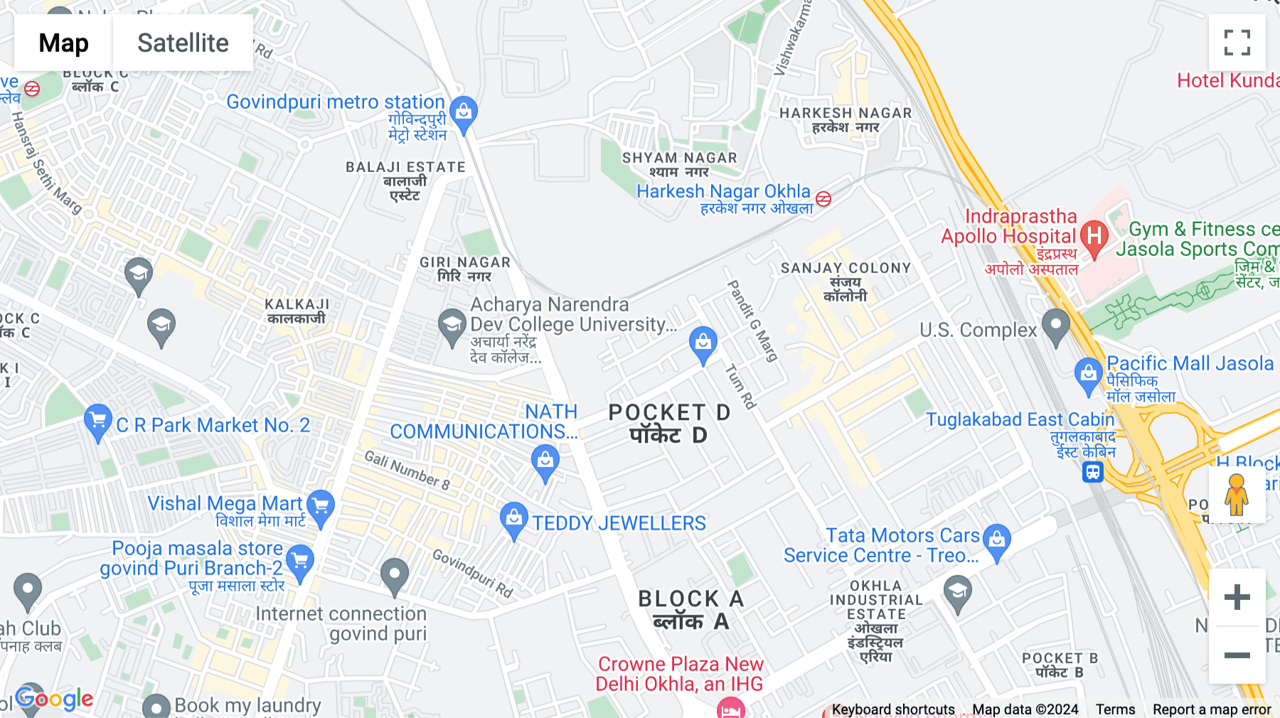 Click for interative map of Mez & 1st Floor, A-83, Okhla Industrial Area, Okhla Ph-II, New Delhi, New Delhi