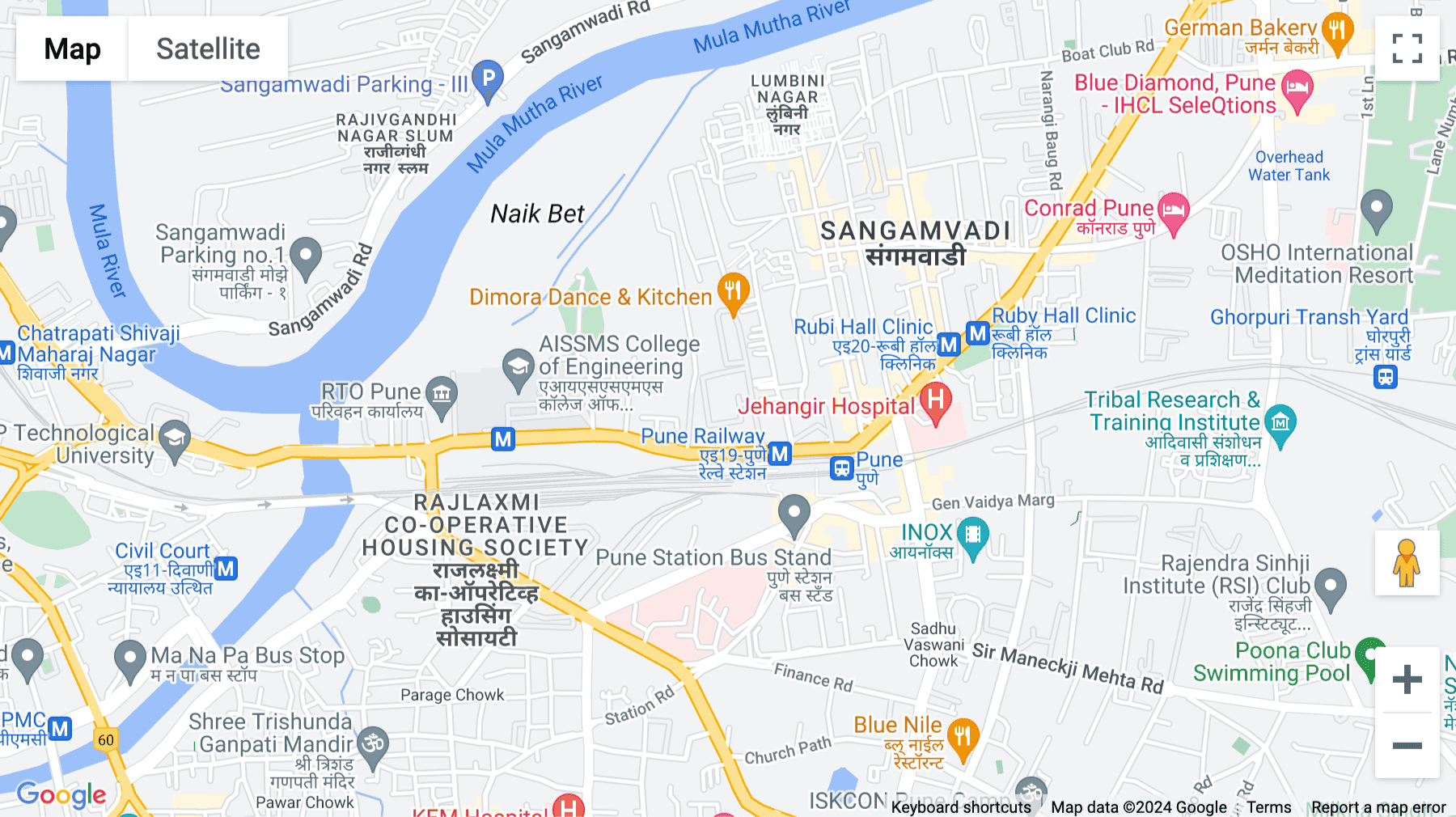Click for interative map of 5th Floor, Sai Radhe Complex, Raja Bahadur Mill Road, Behind Sheraton Grand Hotel, Sangamvadi, Pune