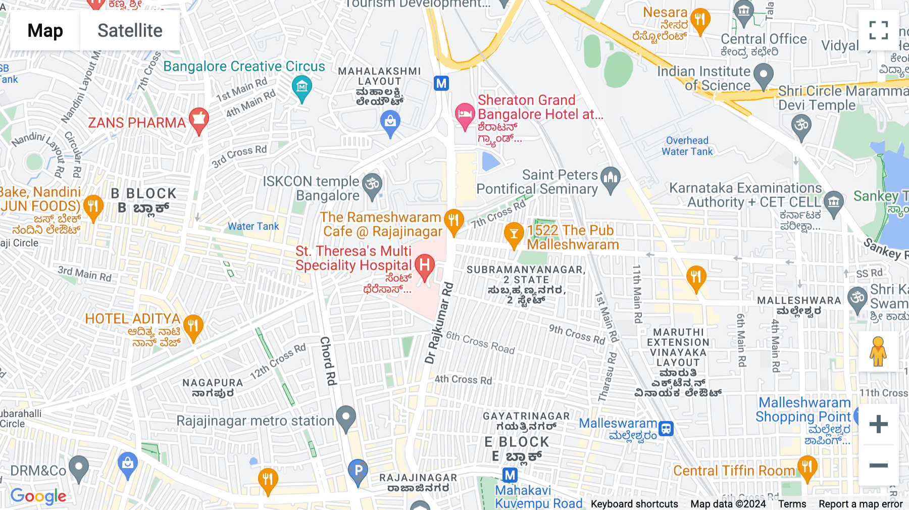 Click for interative map of 2nd & 3rd Floor, of Tejas Arcade, 527/B, 528/A, 529/A-9/1, 1st main road, block, Subramanyanagar, Ward no. 9, Bangalore