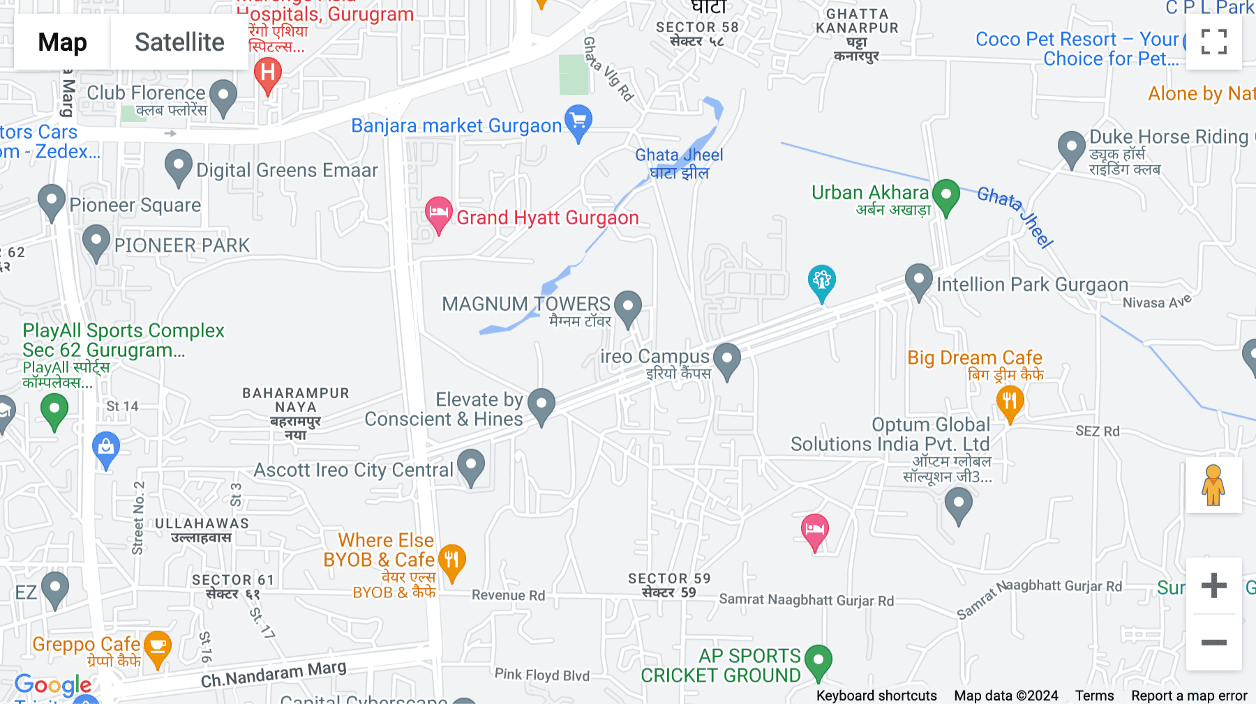 Click for interative map of Magnum Towers, Golf Course Ext Rd, Sector 58, Gurugram, Haryana, Gurugram