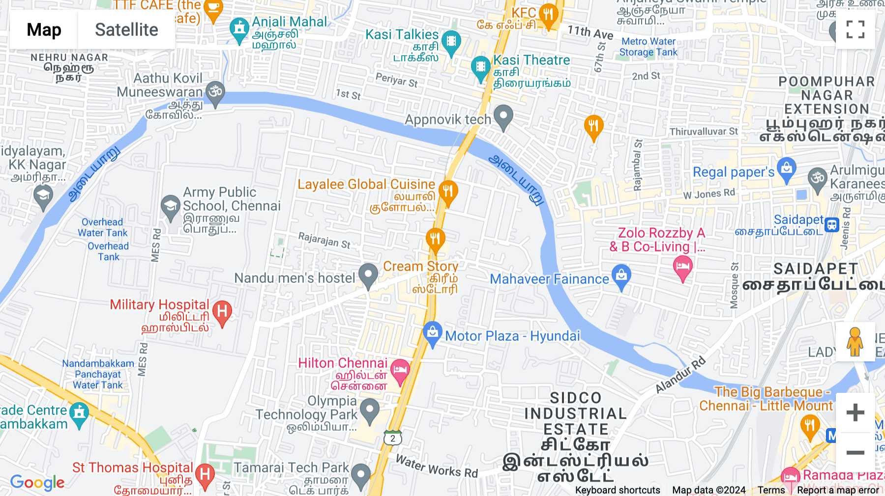 Click for interative map of The Lords Building, Jawaharlal Nehru Rd, 1st Floor, Thiru Vi Ka Industrial Estate, Ekkatuthangal, Guindy, Chennai