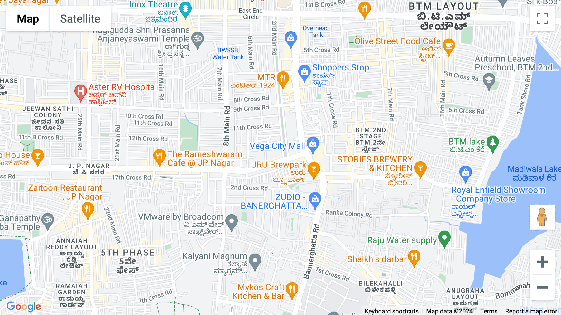 Click for interative map of 3rd Floor, Site No. 74, Mass Complex, 15th Cross Road Sarakki Industrial Area, 3rd Phase, J. P. Nagar, Bangalore