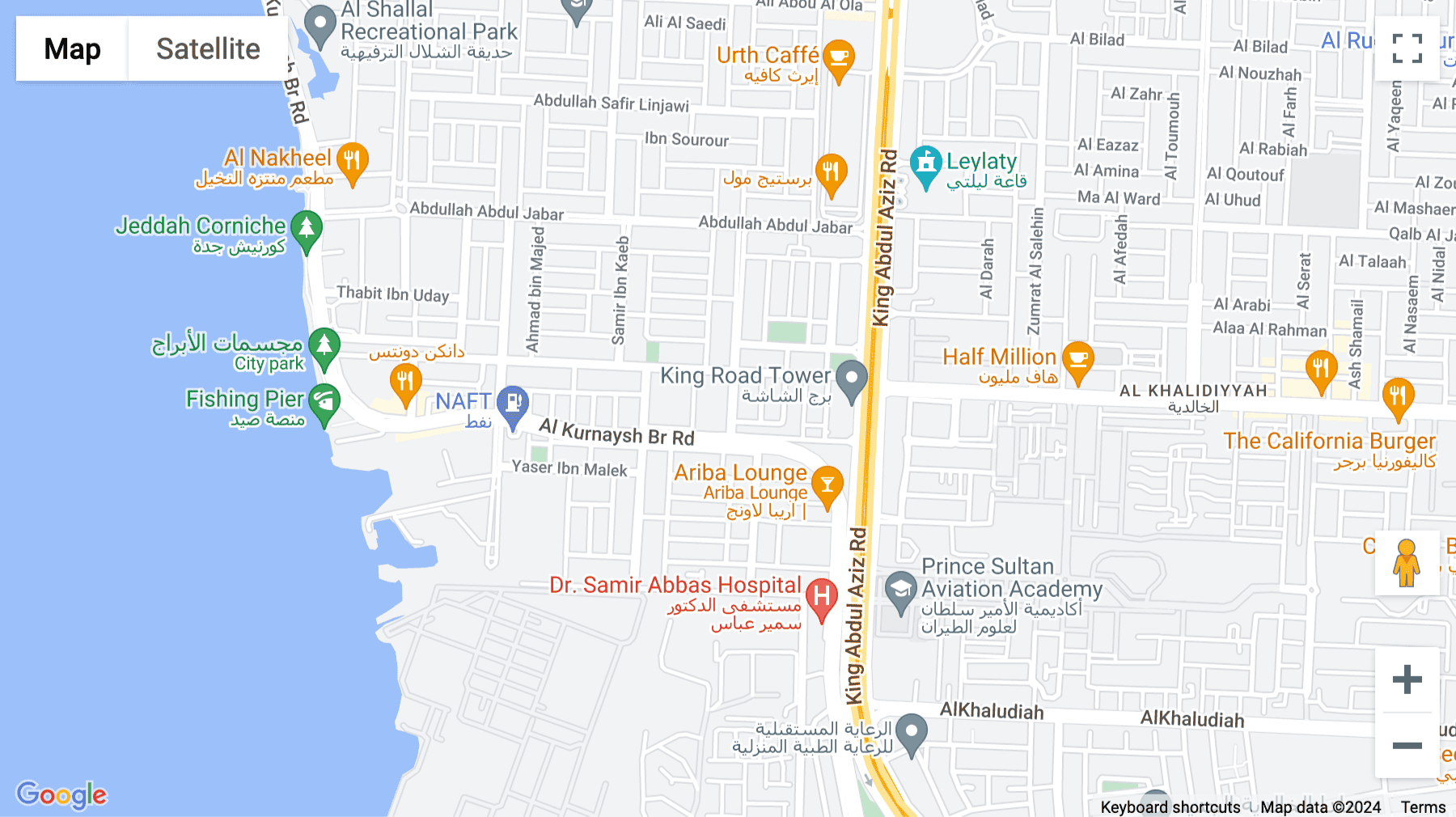 Click for interative map of 1 Floor, Jeddah ,Quartz,Ash Shati Road, Al Kurnaysh, Jeddah