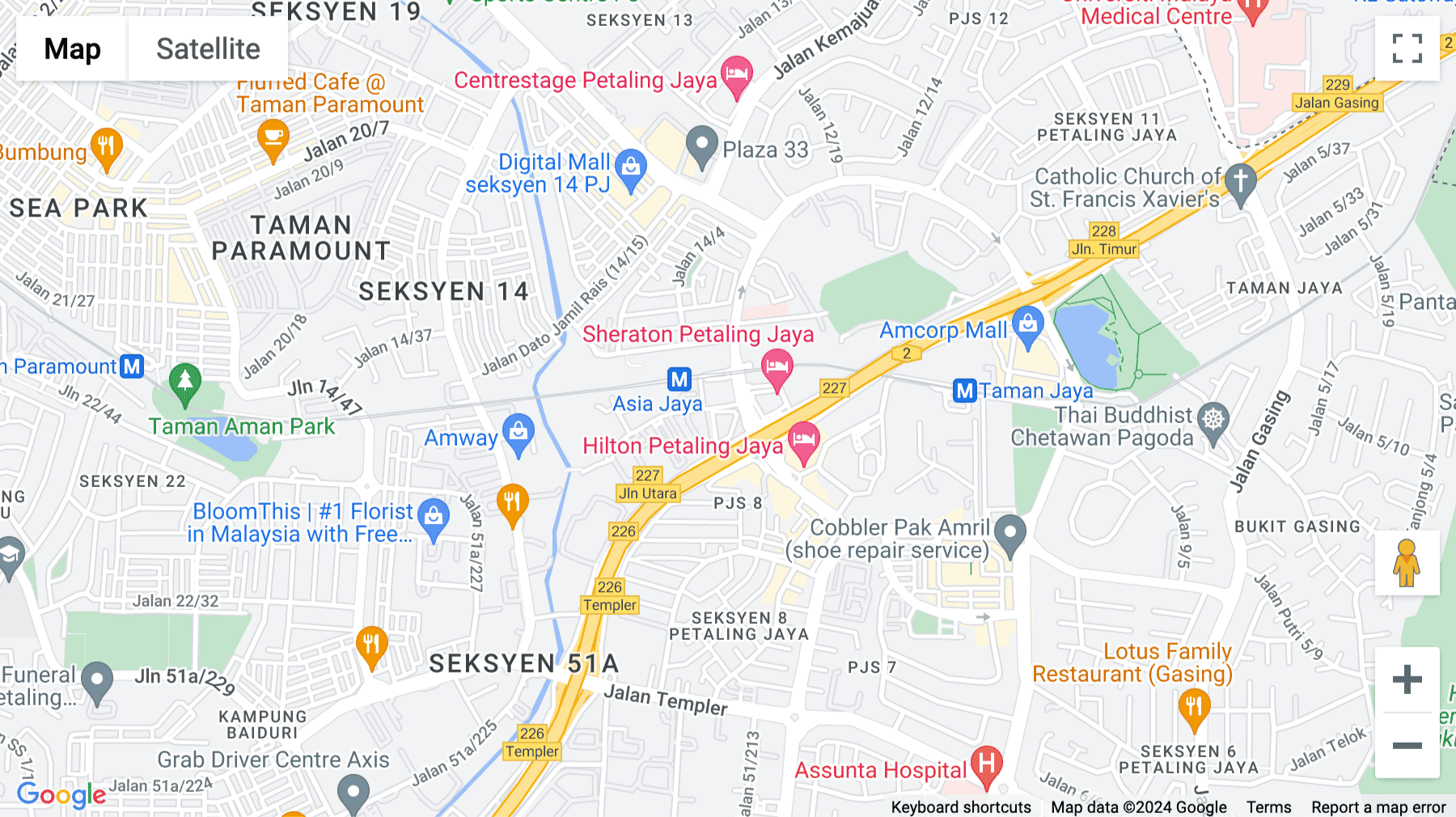 Click for interative map of Level 3, Menara Axis, 2, Jalan 51a/223, Seksyen 51a, Selangor, Petaling Jaya