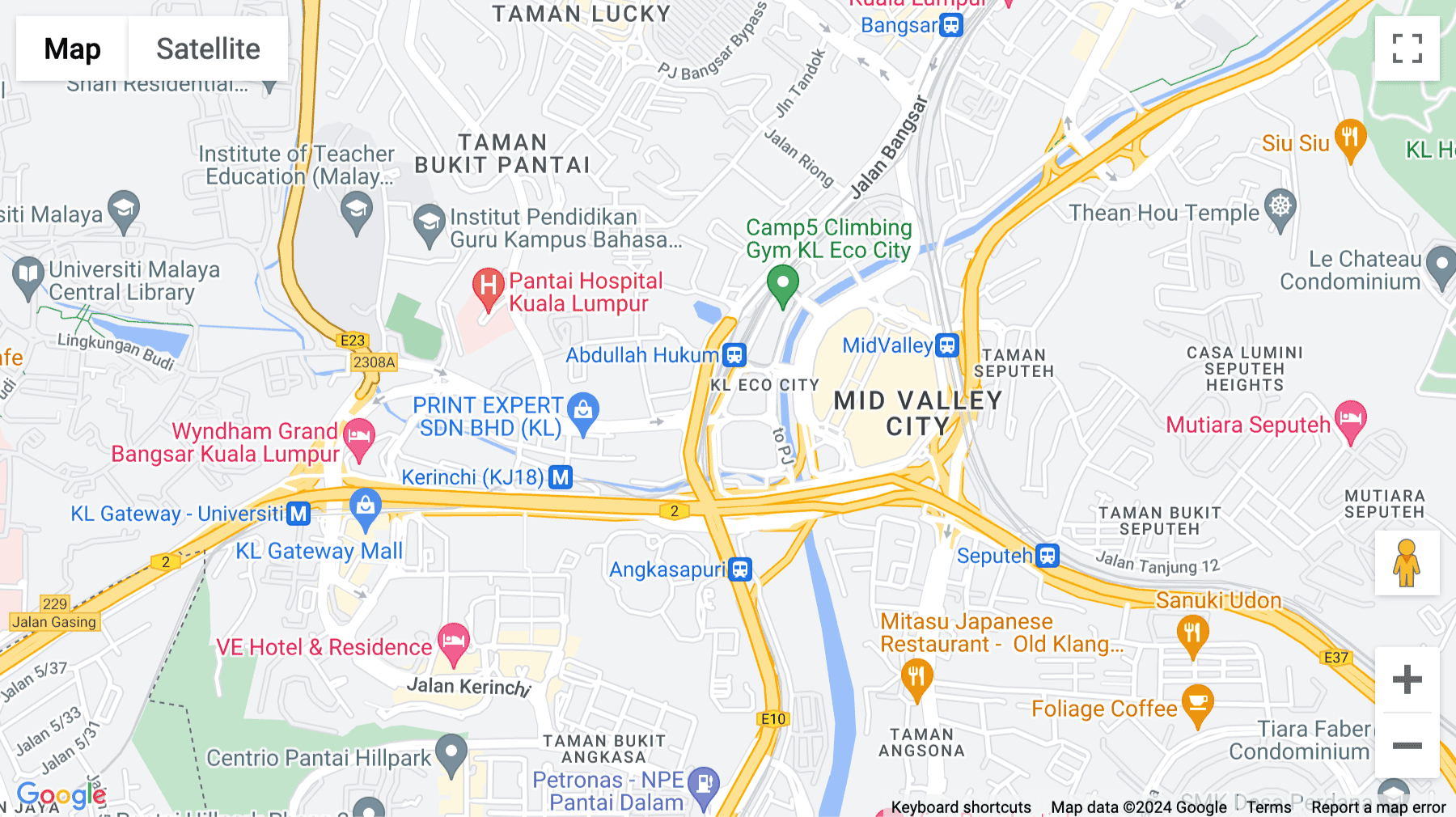 Click for interative map of Level 21, Mercu 3, 3 Jalan Bangsar, KL Eco City, Kuala Lumpur