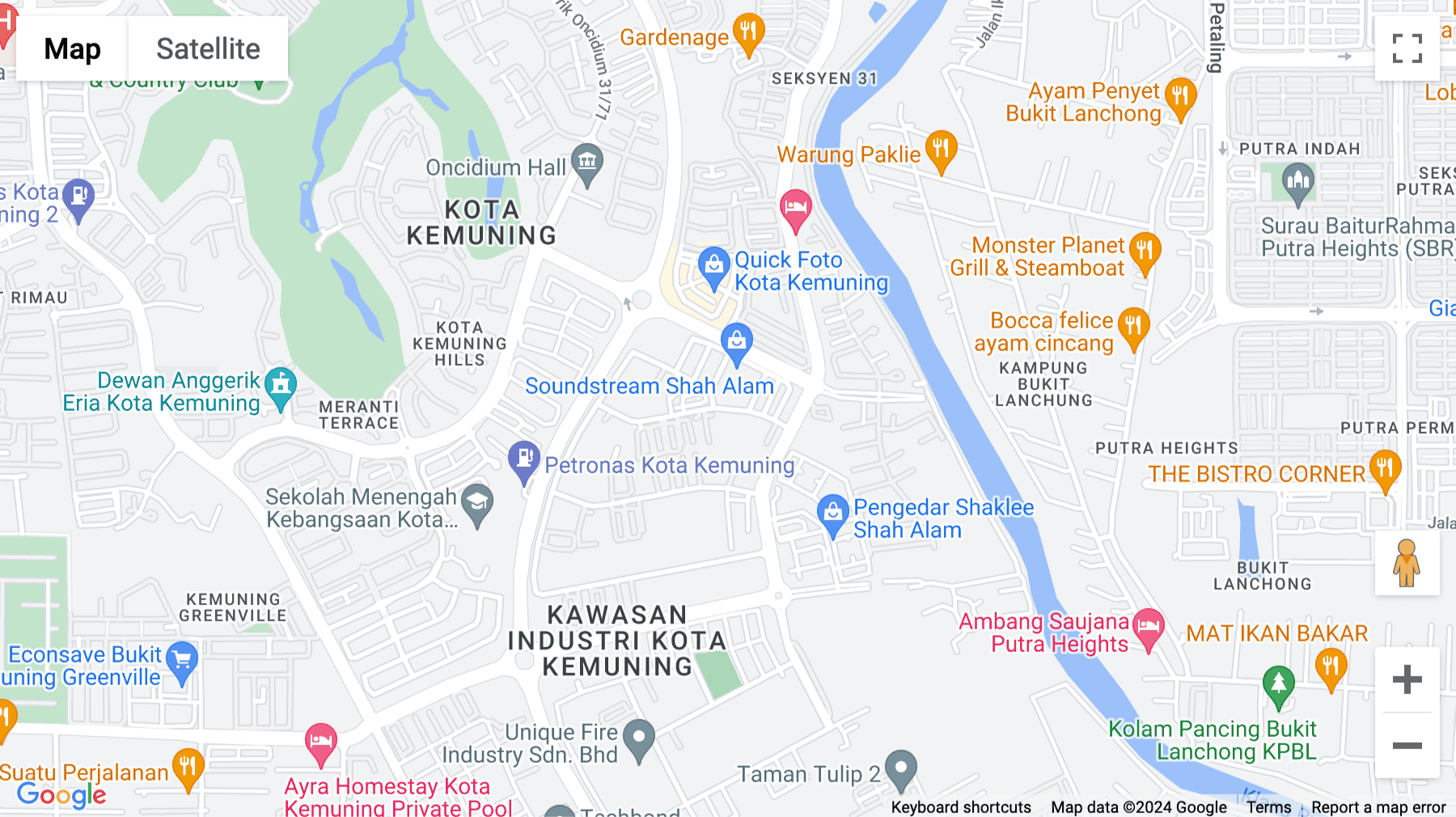 Click for interative map of 7 Jalan Anggerik Mokara 31/44, Seksyen 31, Kota Kemuning, Shah Alam