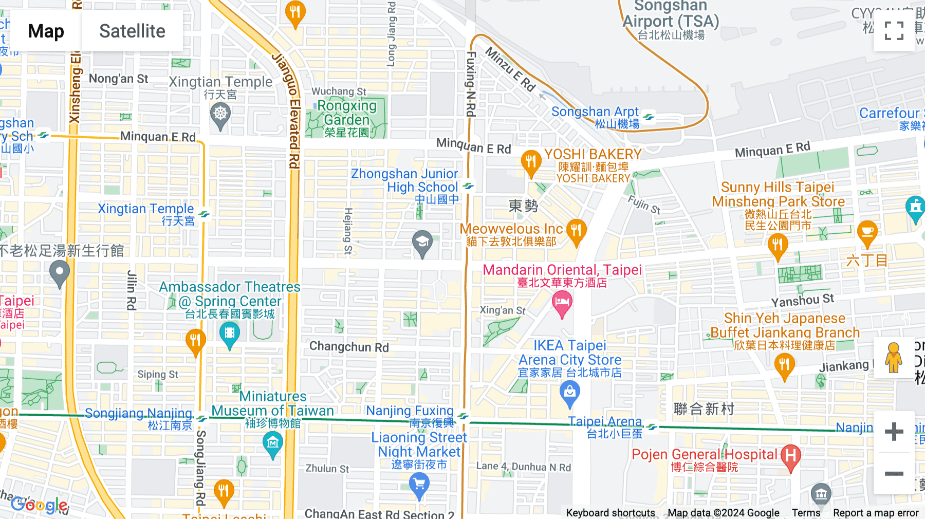 Click for interative map of No. 101, Section 3, Minsheng East Road, Taipei, Taipei