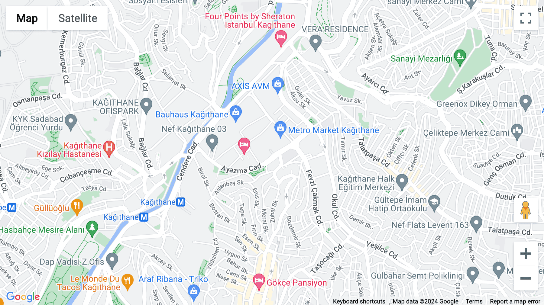 Click for interative map of Merkez Mahallesi, Ayazma Yolu Cad, Papirus Plaza No: 37 D: 6, Istanbul