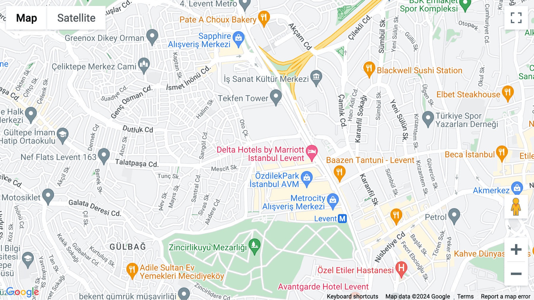 Click for interative map of Nidakule Levent, Esentepe, Harman Street No: 7, Kat: 6, Şişli/İstanbul, Istanbul