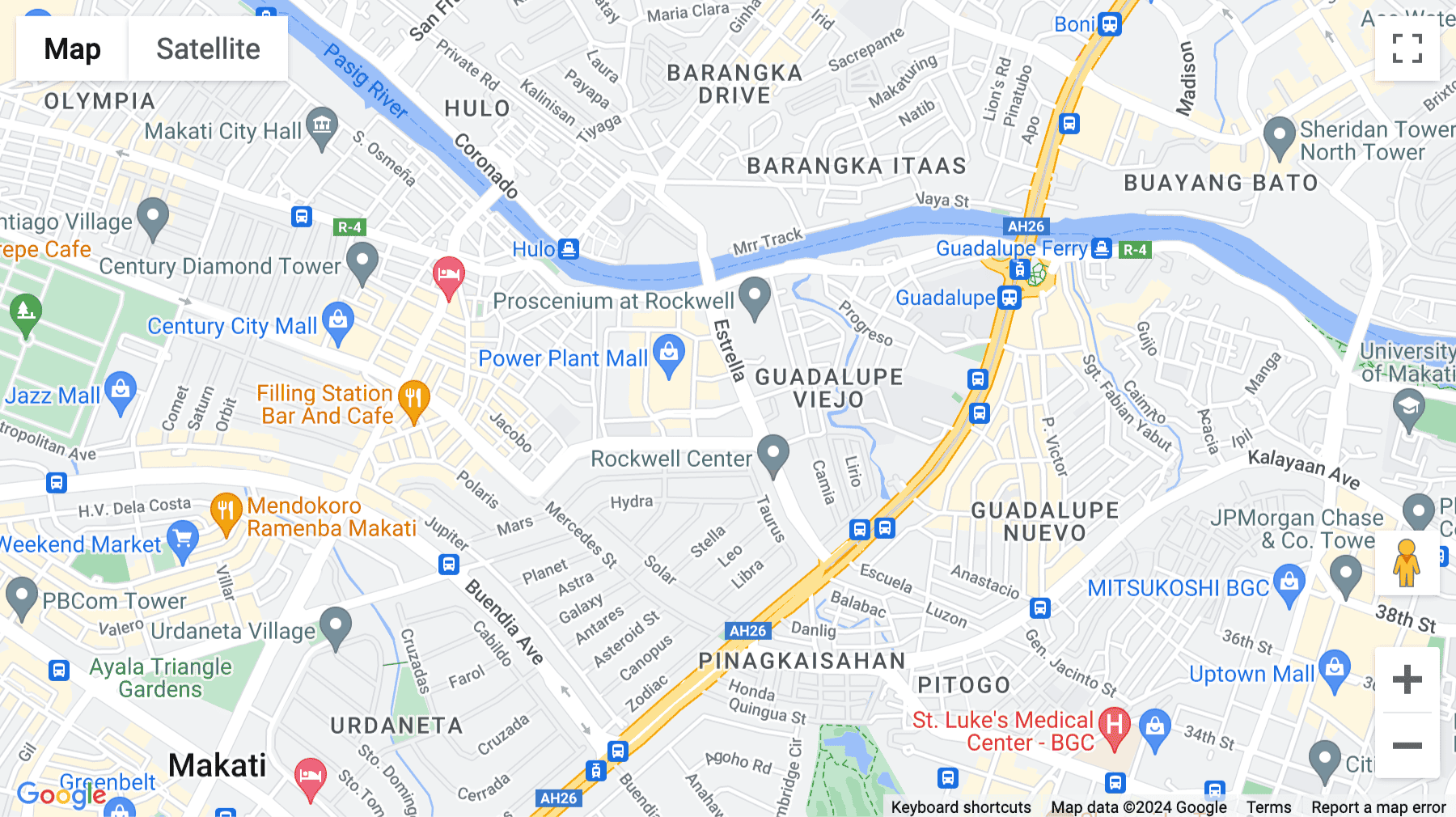 Click for interative map of 5/F Phinma Plaza, 39 Plaza Drive, Rockwell Center, Makati City, Makati