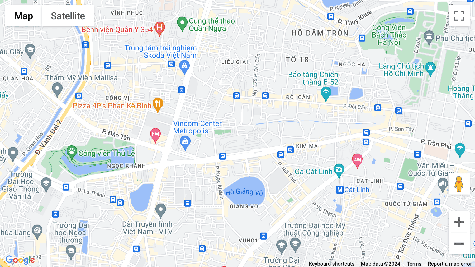 Click for interative map of Villa A3, 73 Van Bao, Ngoc Khanh Ward, Ba Dinh District., Hanoi