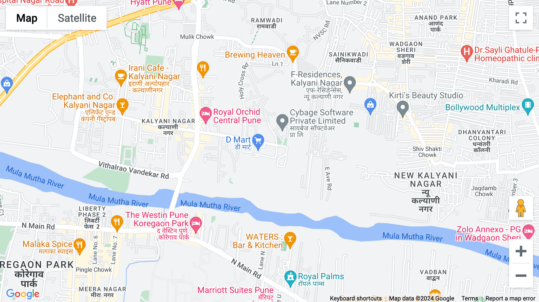 Click for interative map of Cerebrum IT Park, Level 7, B-3 Building Kalyani Nagar, Pune, Maharashtra, India, 411 014, Pune