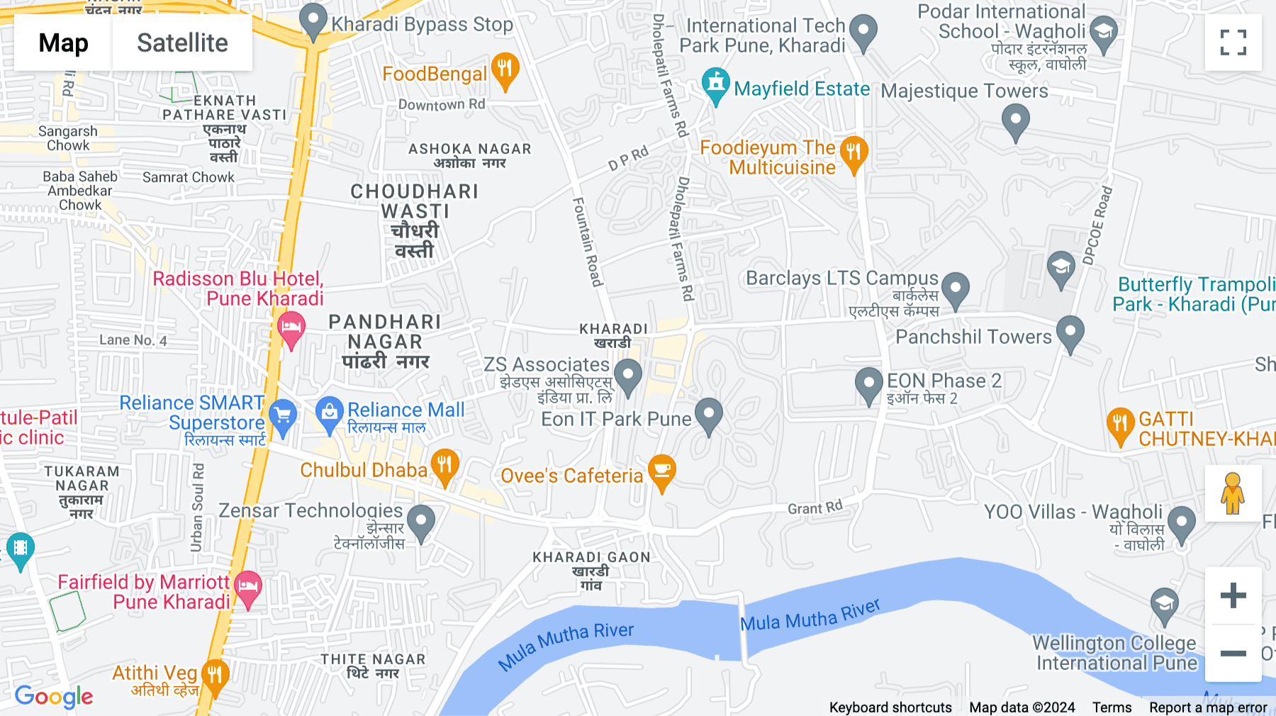 Click for interative map of Office 804, Tower 2, World Trade Center Kharadi, Pune, Pune