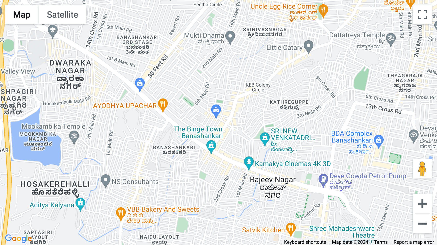 Click for interative map of Gopalan Promenade Mall, 3rd floor, Kathreguppe, Banashankari 3rd Stage, Bengaluru, Karnataka, Bangalore