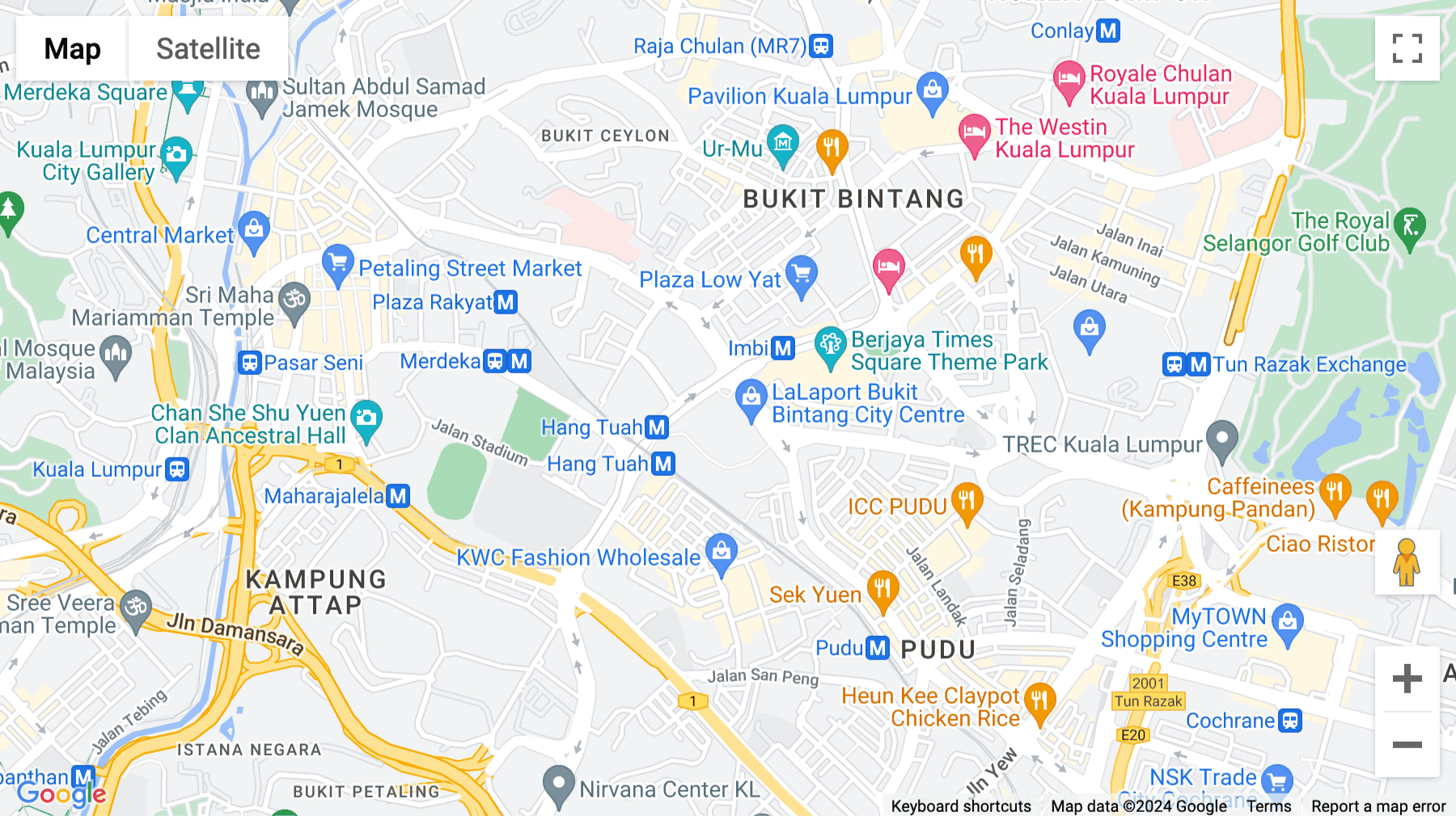 Click for interative map of Menara The Stride, Bukit Bintang City Centre, 06-01 & 06M-01, Level 6 & 6M, 2 Jalan Hang Tuah, Kuala Lumpur