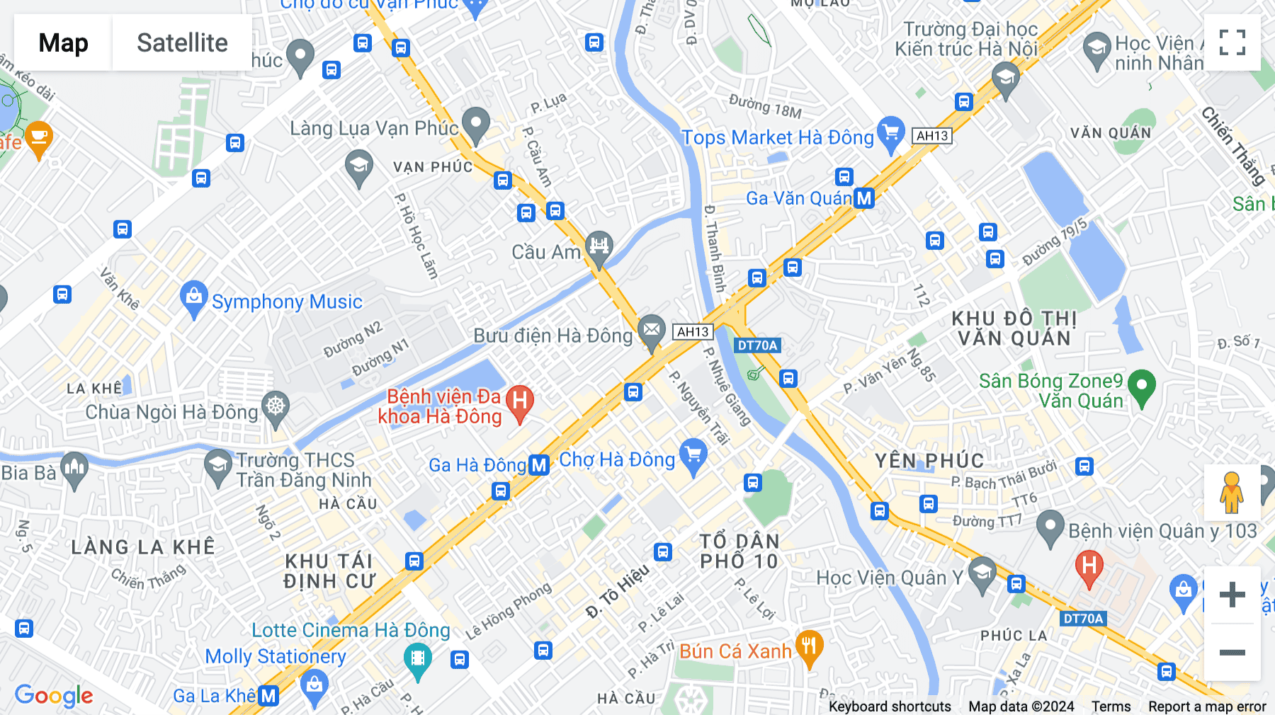 Click for interative map of No. 04 Quang Trung Street, Ha Dong Millenium Buidling, Hanoi