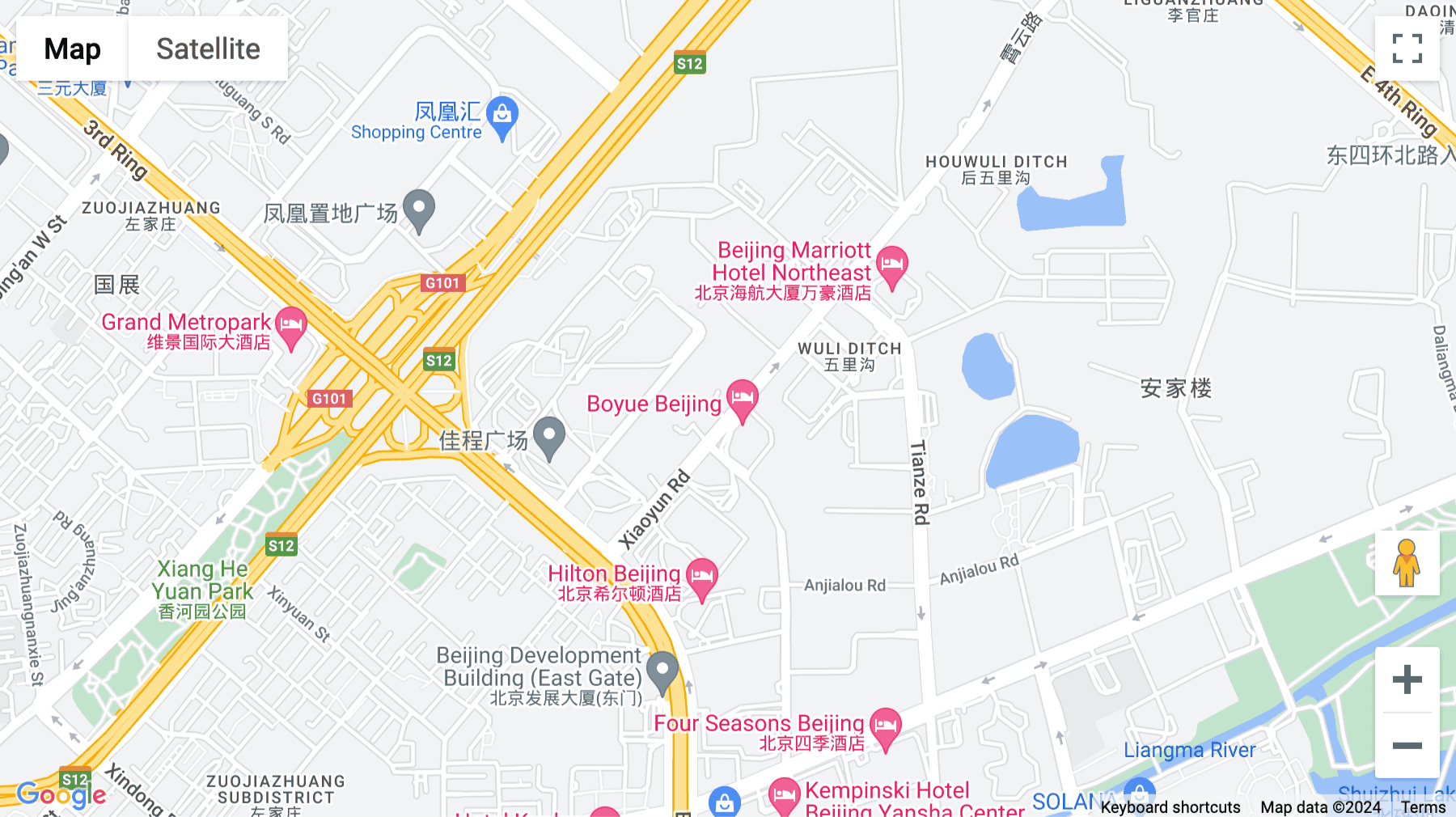Click for interative map of 3-6 Floor Building 6-5, 35 Xiaoyun Road, Chaoyang District, Beijing
