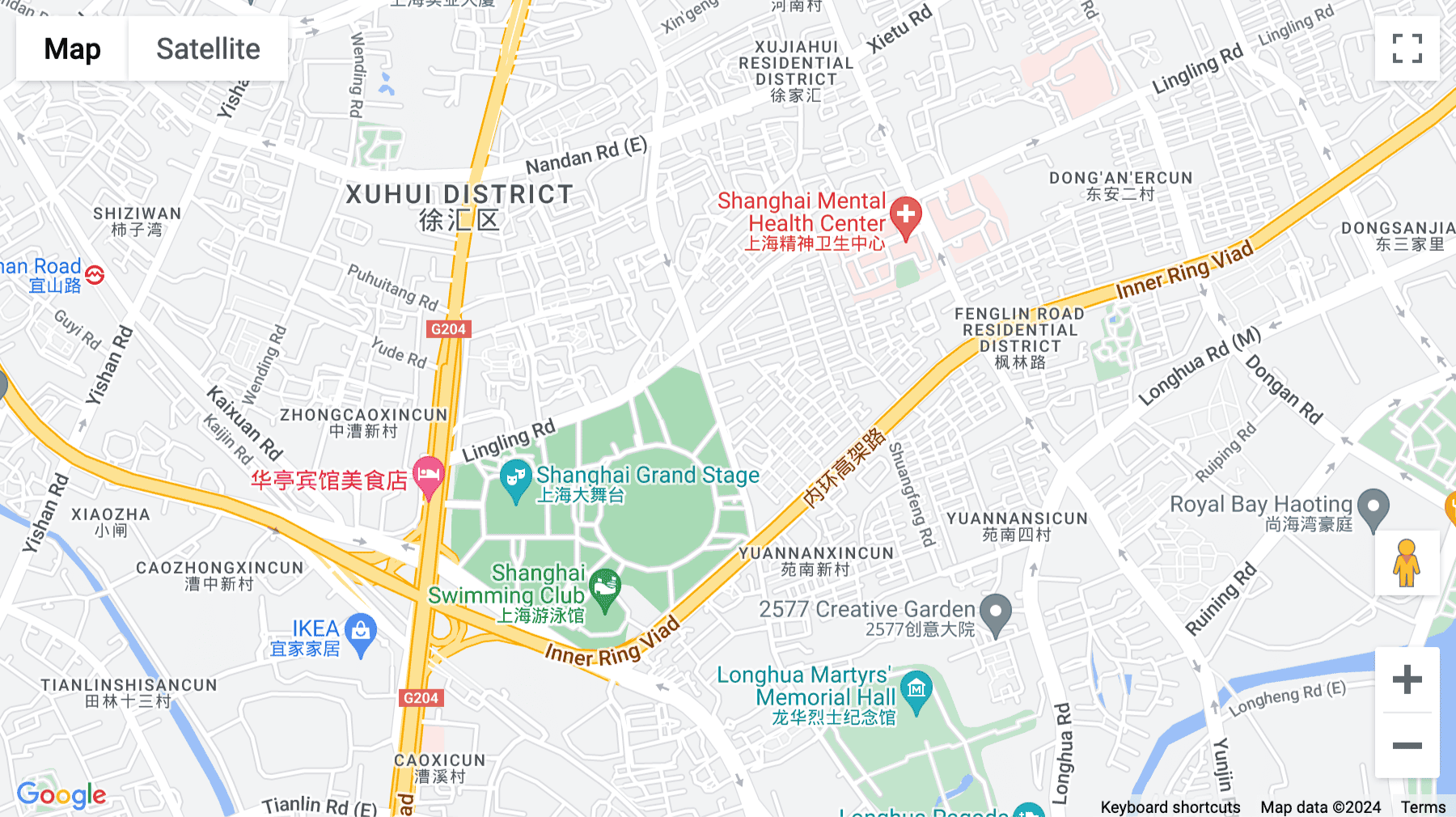 Click for interative map of No. 2601 Xietu Road/No 329 Tianyaoqiao Road, Jiahui International, Xuhui District, Shanghai, Shanghai
