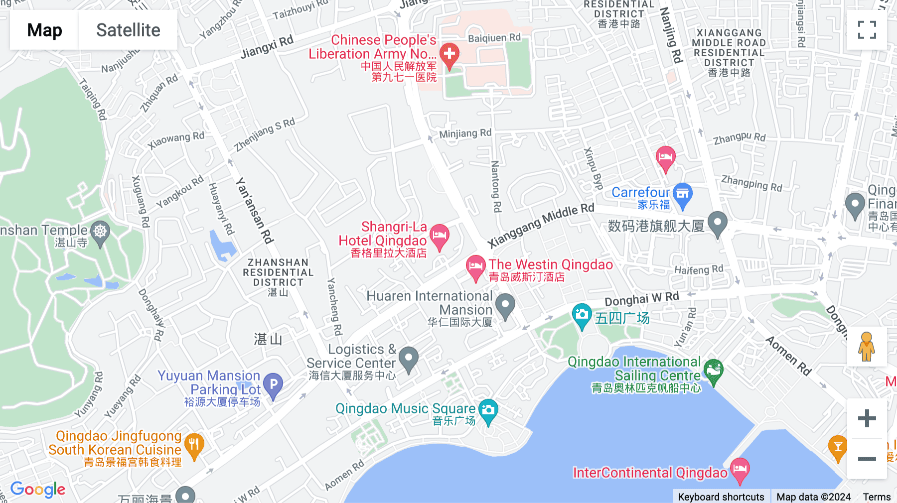 Click for interative map of No.9, Middle Hongkong Road, Shinan, Qingdao