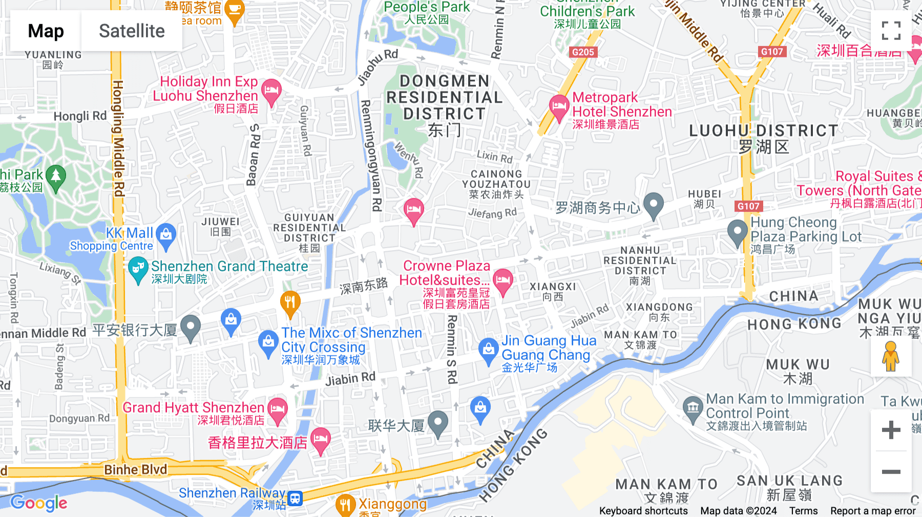 Click for interative map of Shennan East Road, West Building, Floor 13, Department Store Plaza, Luohu District, Shenzhen