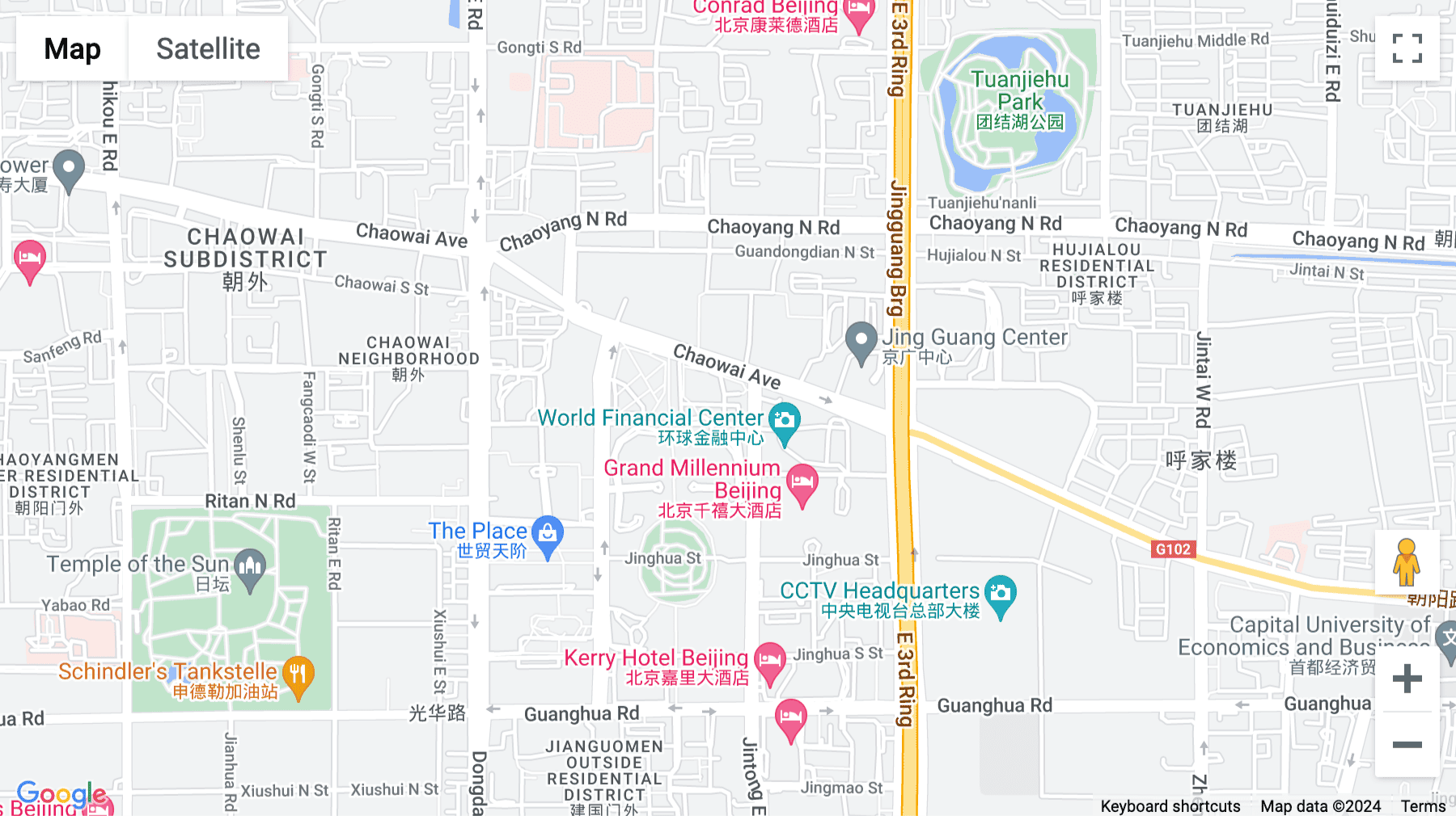 Click for interative map of Vantone Center, A-401, No. 6, Chaowai Avenue, Beijing