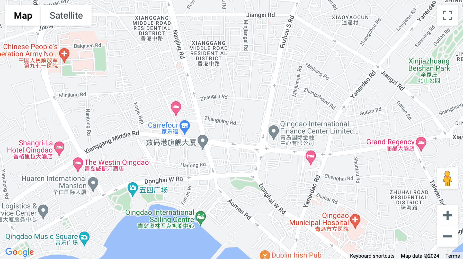 Click for interative map of Building D, China Stone, No.37 Hong Kong Middle Road, Shinan District, Qingdao City, Qingdao