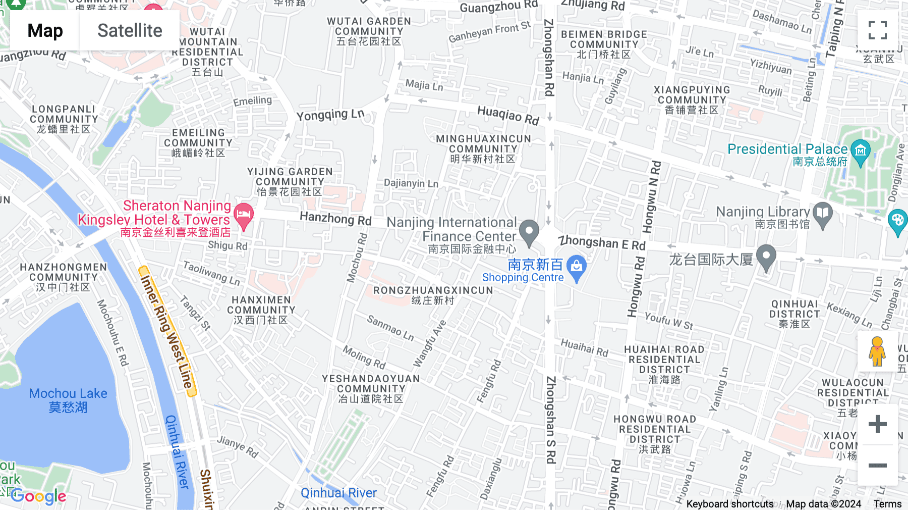 Click for interative map of 8F/9F, Block A, Golden Eagle Center, 89 Han Zhong Lu, Qinhuai District, Nanjing, Nanjing