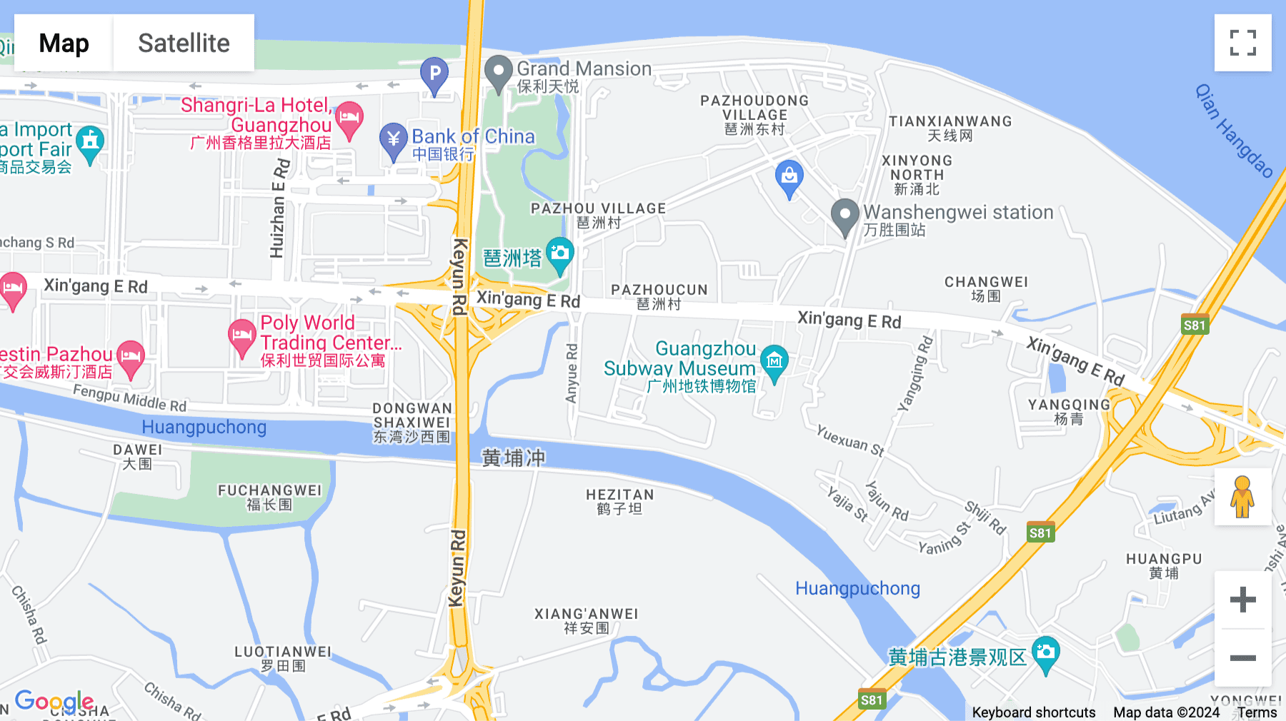 Click for interative map of 21F/29F, Huanhui Commercial Plaza, 1168 Xingang East Road, Haizhu District, Guangzhou, Guangzhou