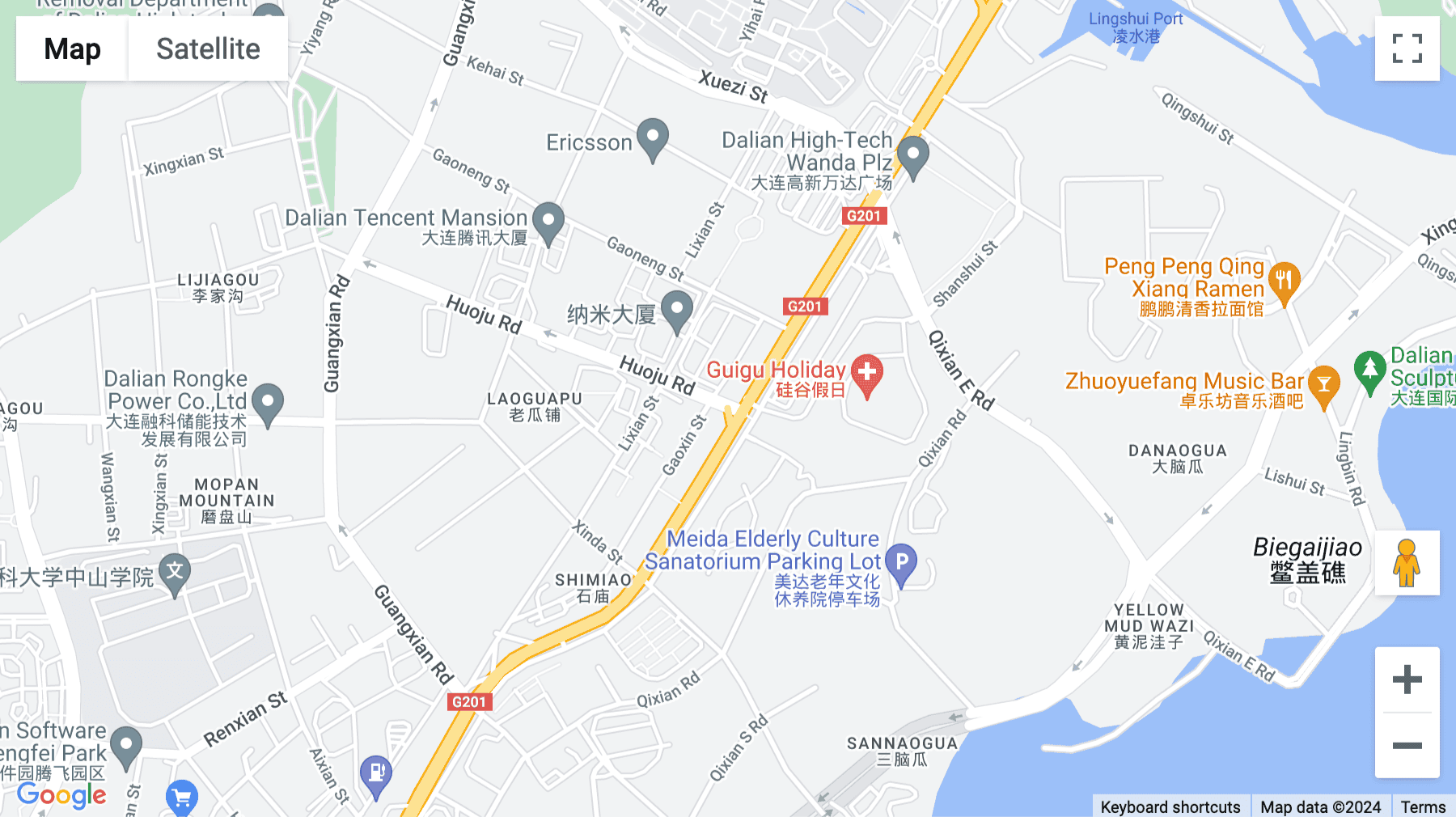 Click for interative map of L1, Block 1, DAITP, No. 1 Huixian Park, Dalian High-tech Industrial Zone, Dalian High-tech Industrial Zone, Dalian, Dalian