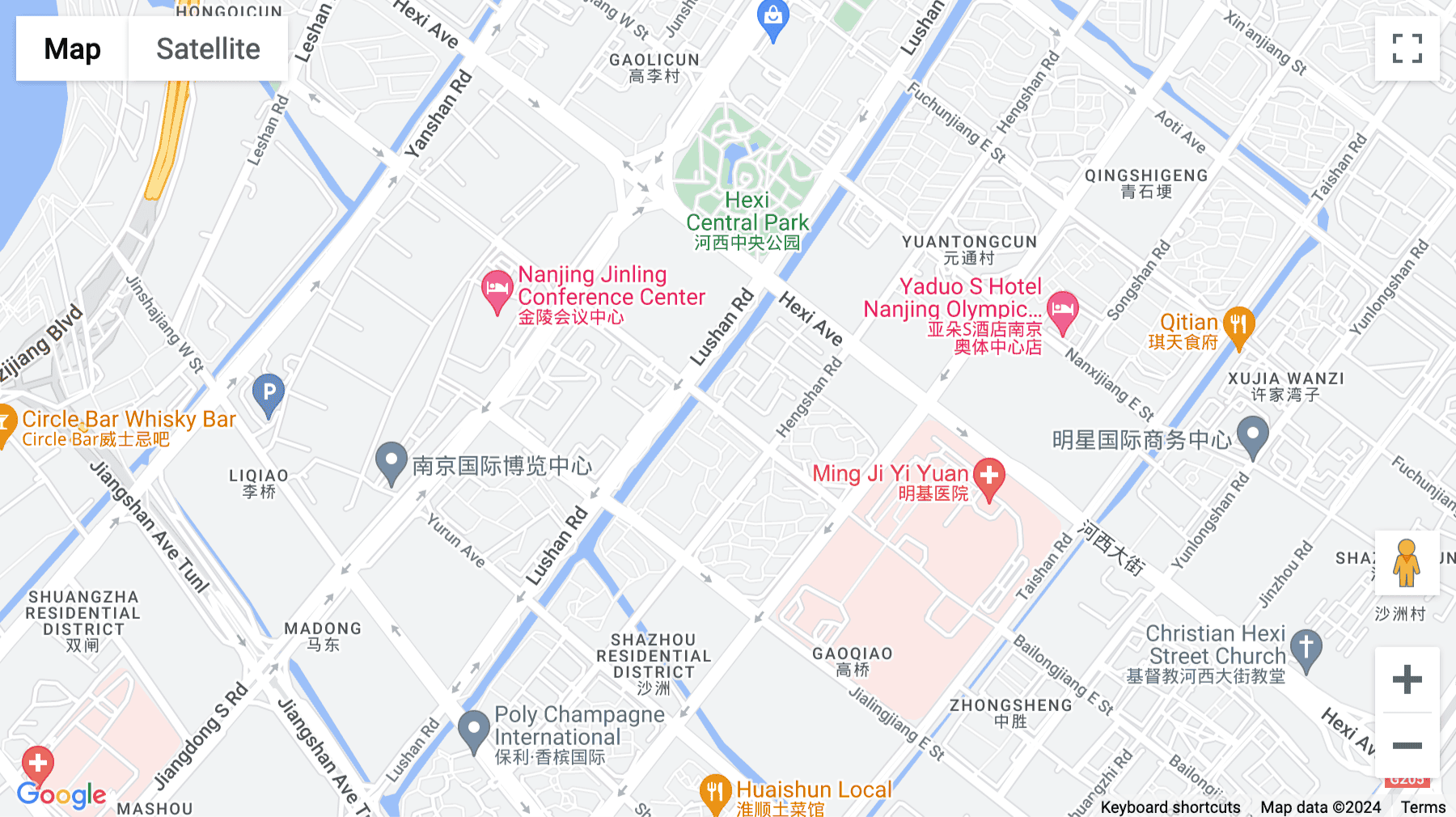 Click for interative map of No. 22 Bailongjiang East Street, Room 1603-1604, 16th Floor, Yishujia Workshop, Nanjing