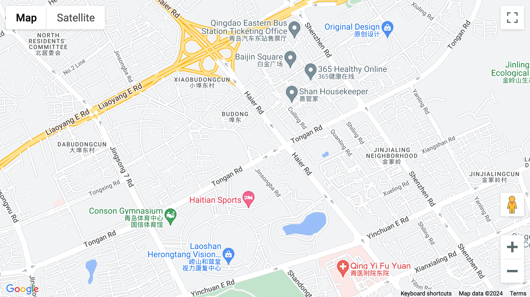 Click for interative map of 5F, Thumb Plaza, 880 Tongan Road, Laoshan District, Qingdao