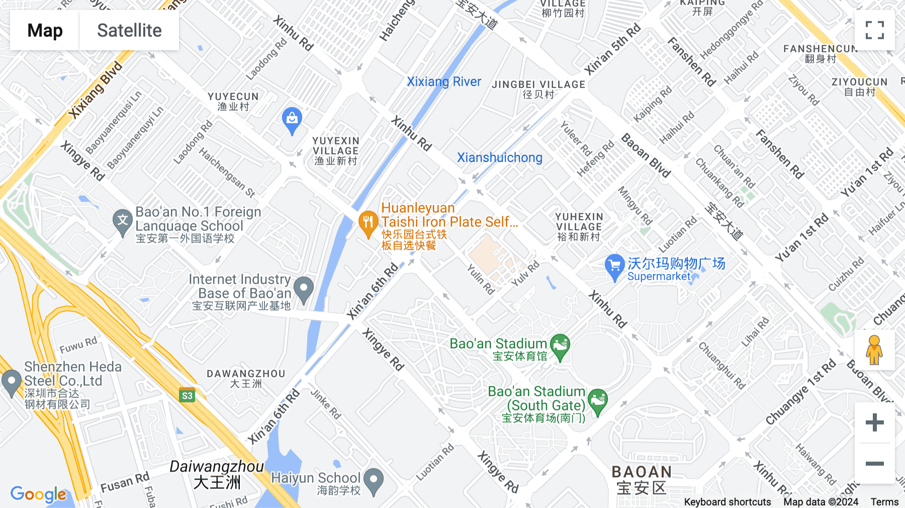 Click for interative map of 2-4 Floor, Yujingwan Business Building No. 31, Xin'an 6th Road, Xin'an Street, Bao'an District, Shenzhen