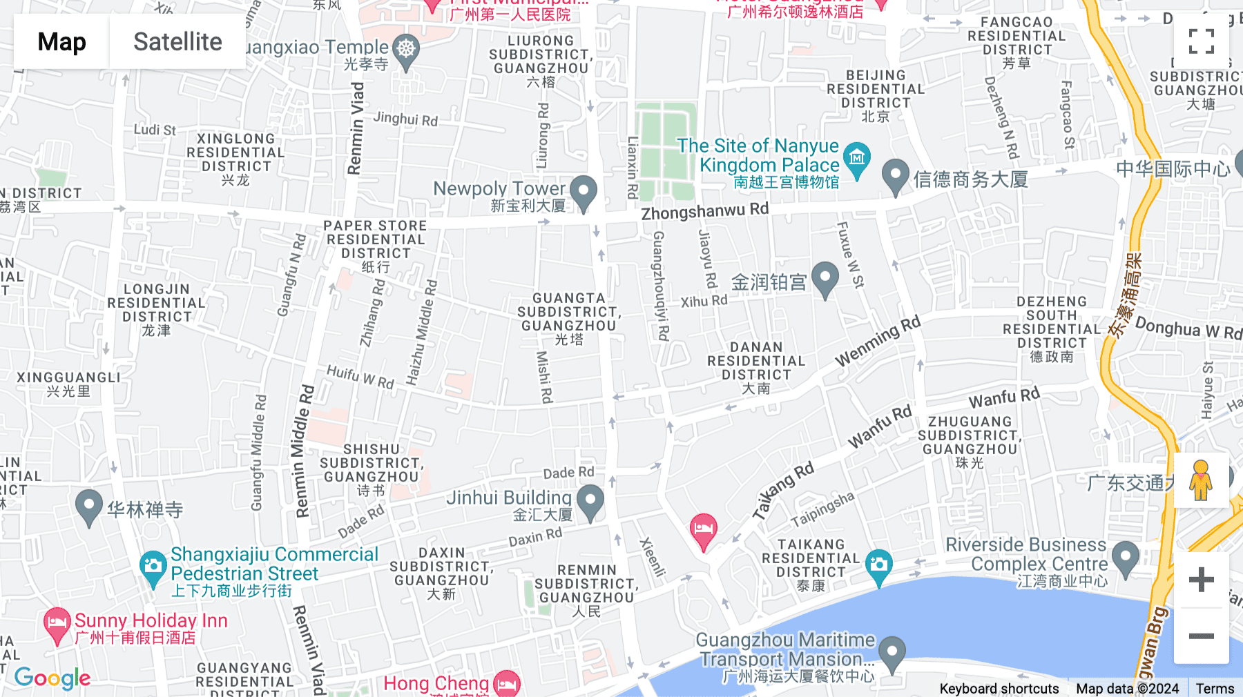 Click for interative map of Zhongxi Building, 4th Floor, No. 306 Jiefang Middle Road, Yuexiu District, Guangzhou