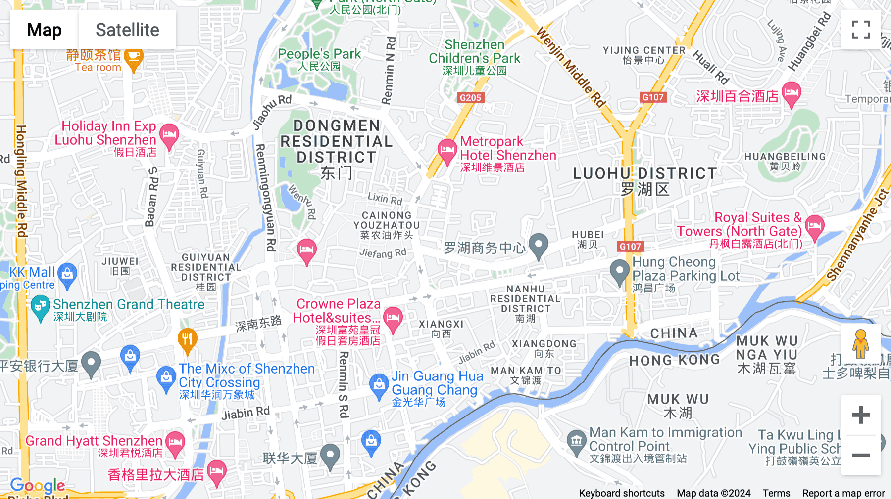 Click for interative map of DG Office Area, Hubei Road, Huajia Plaza, 7th Floor, Luohu District, Shenzhen