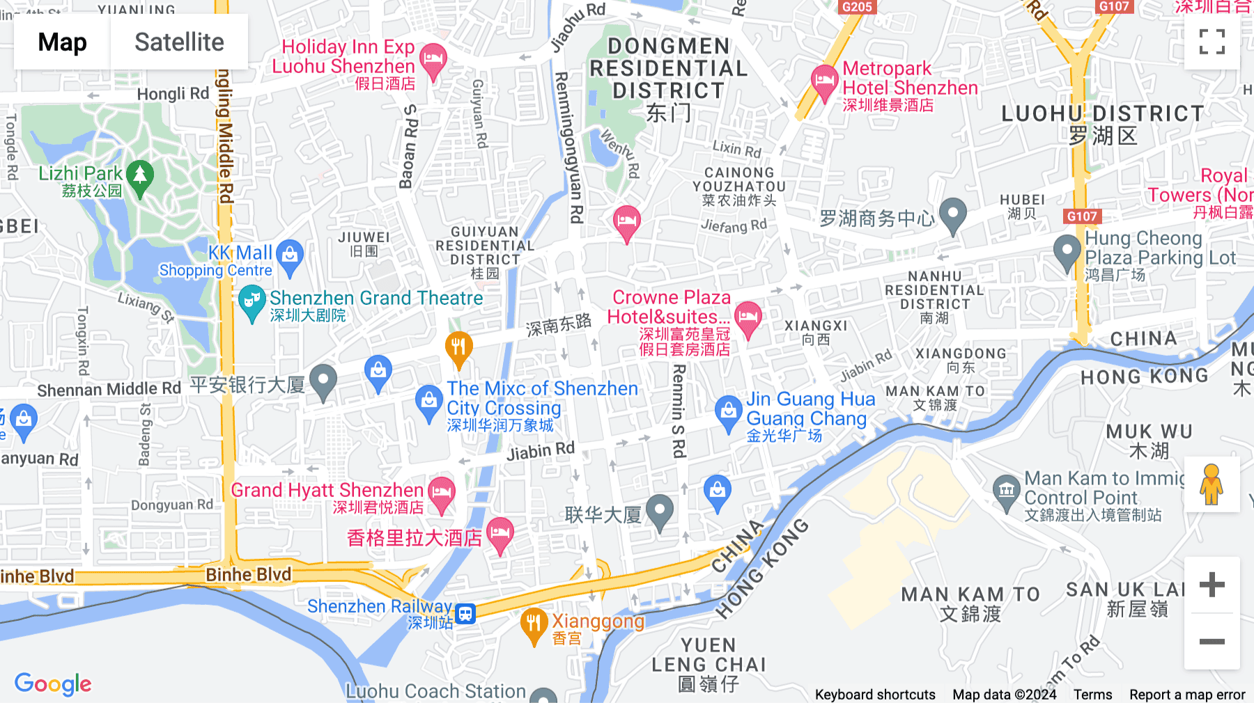 Click for interative map of Overseas Friendship Building, Floor 4th, Yingchun Road, Shenzhen