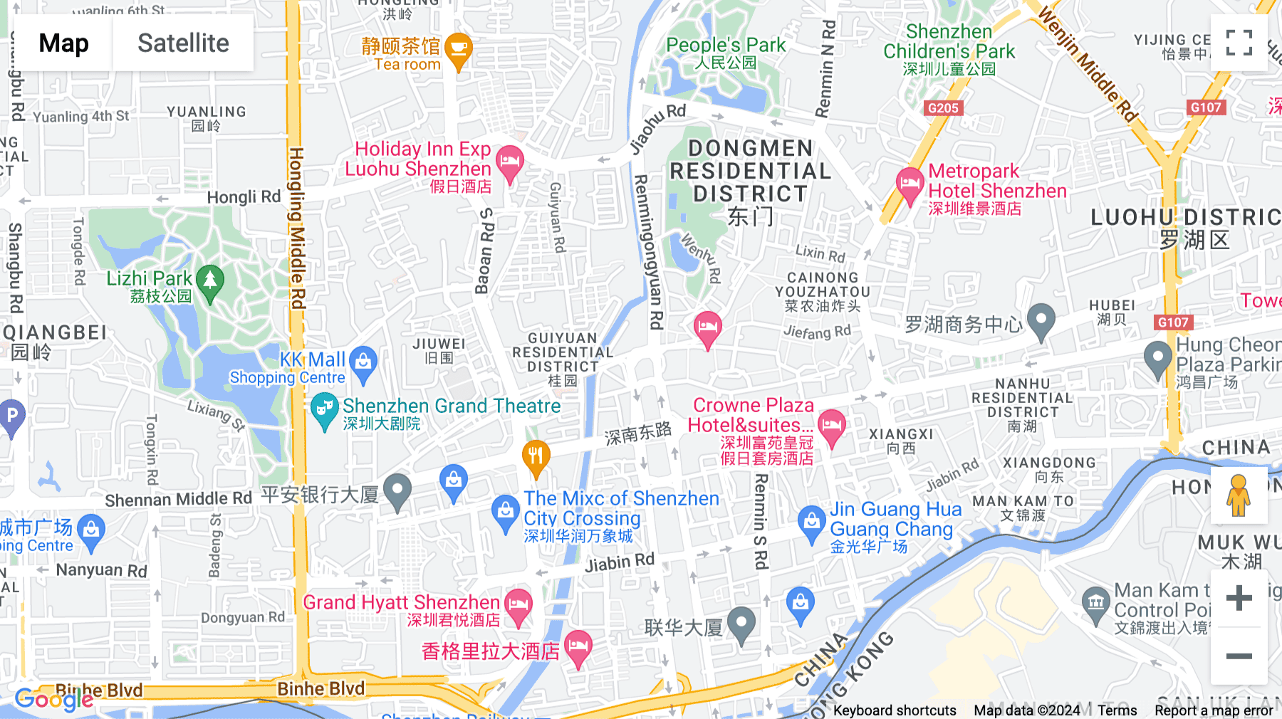 Click for interative map of No. 1085, Heping Road, Felicity Hotel, 5th Floor, Luohu District, Shenzhen