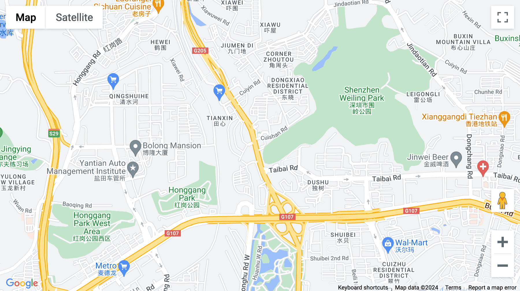 Click for interative map of 4th Floor, Fuji Parker Building, Buji Road, Dongxiao Street, Shenzhen