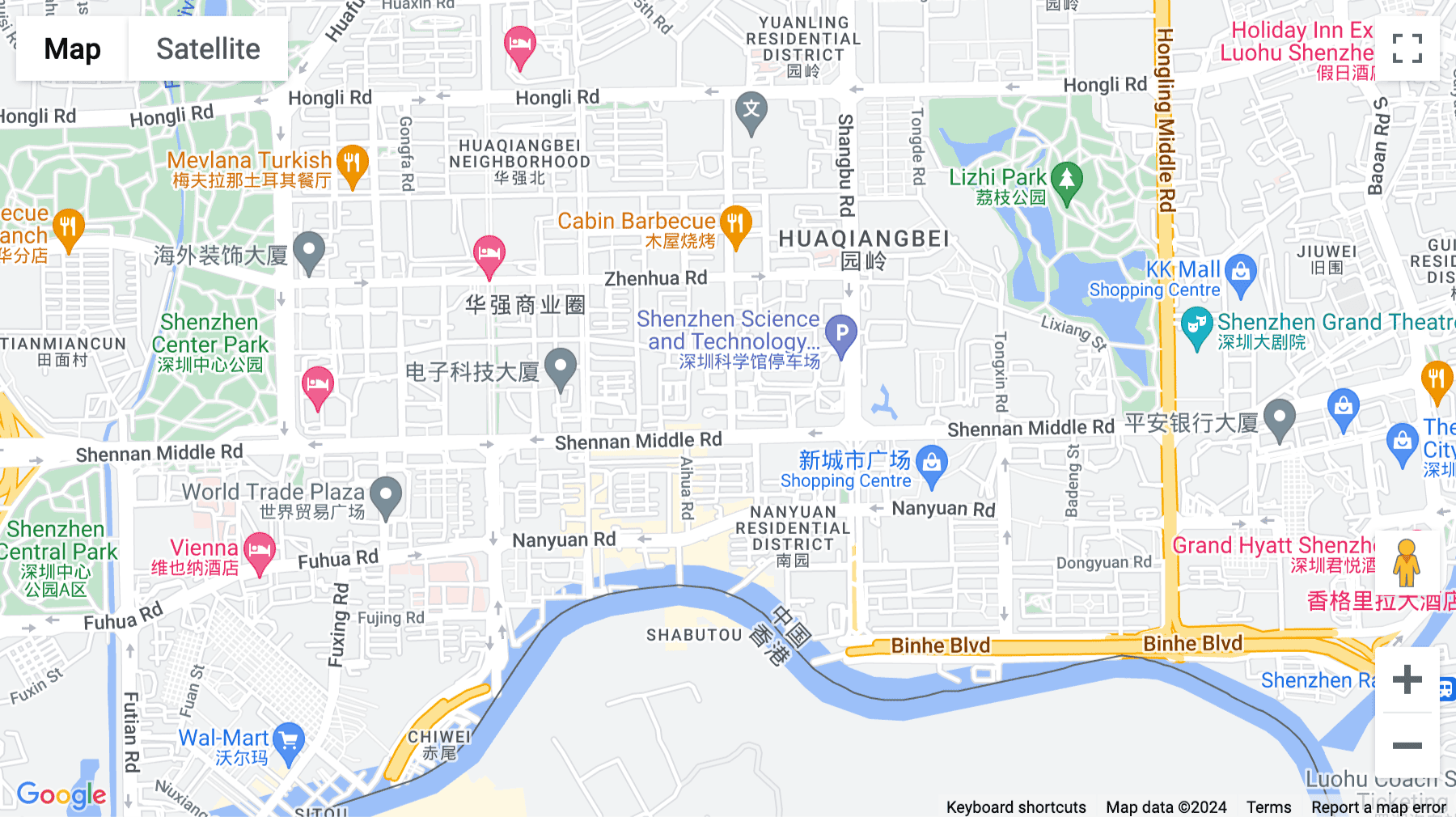 Click for interative map of Block A, Shennan Middle Road, No. 2018, Floor 6, Xinghua Building, Futian District, Shenzhen